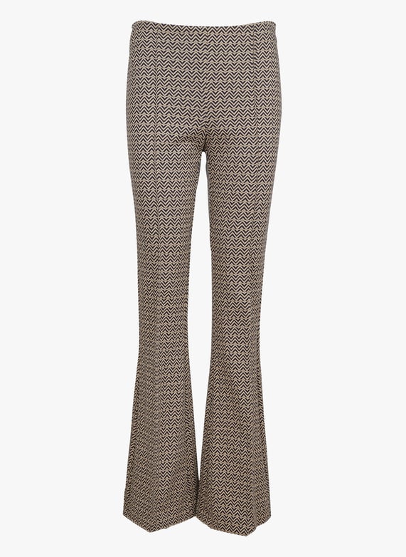 Pantalon coupe flare Beige