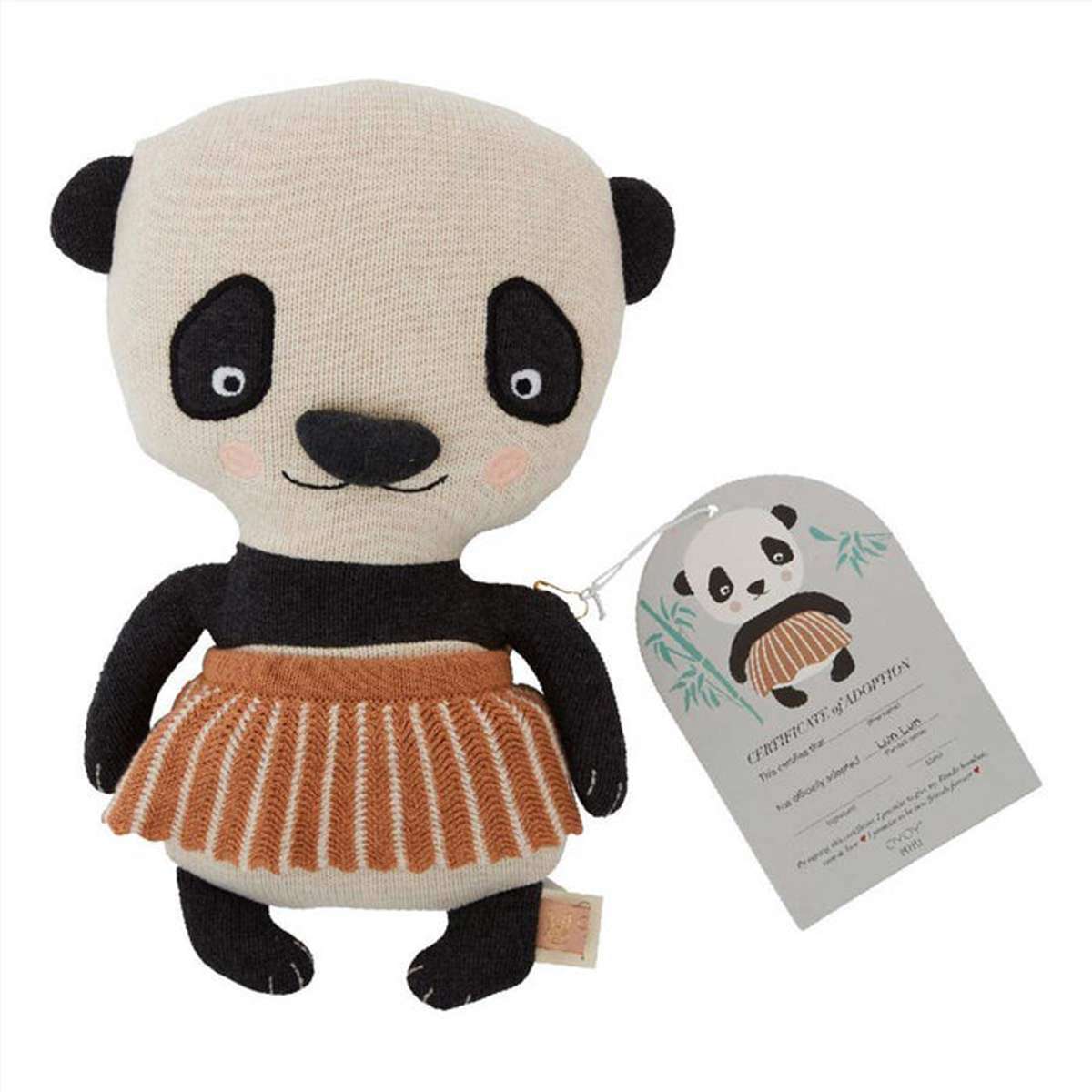 Cotton plush OYOY LIVING DESIGN Black