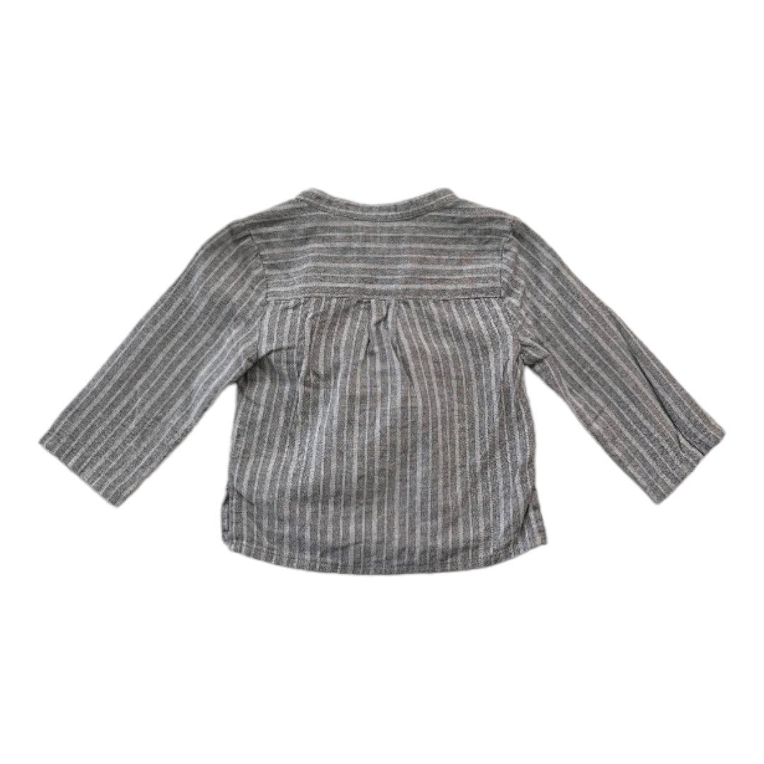 Grey baby blouse - 6 months LOUIS LOUISE - Seconde Main Grey