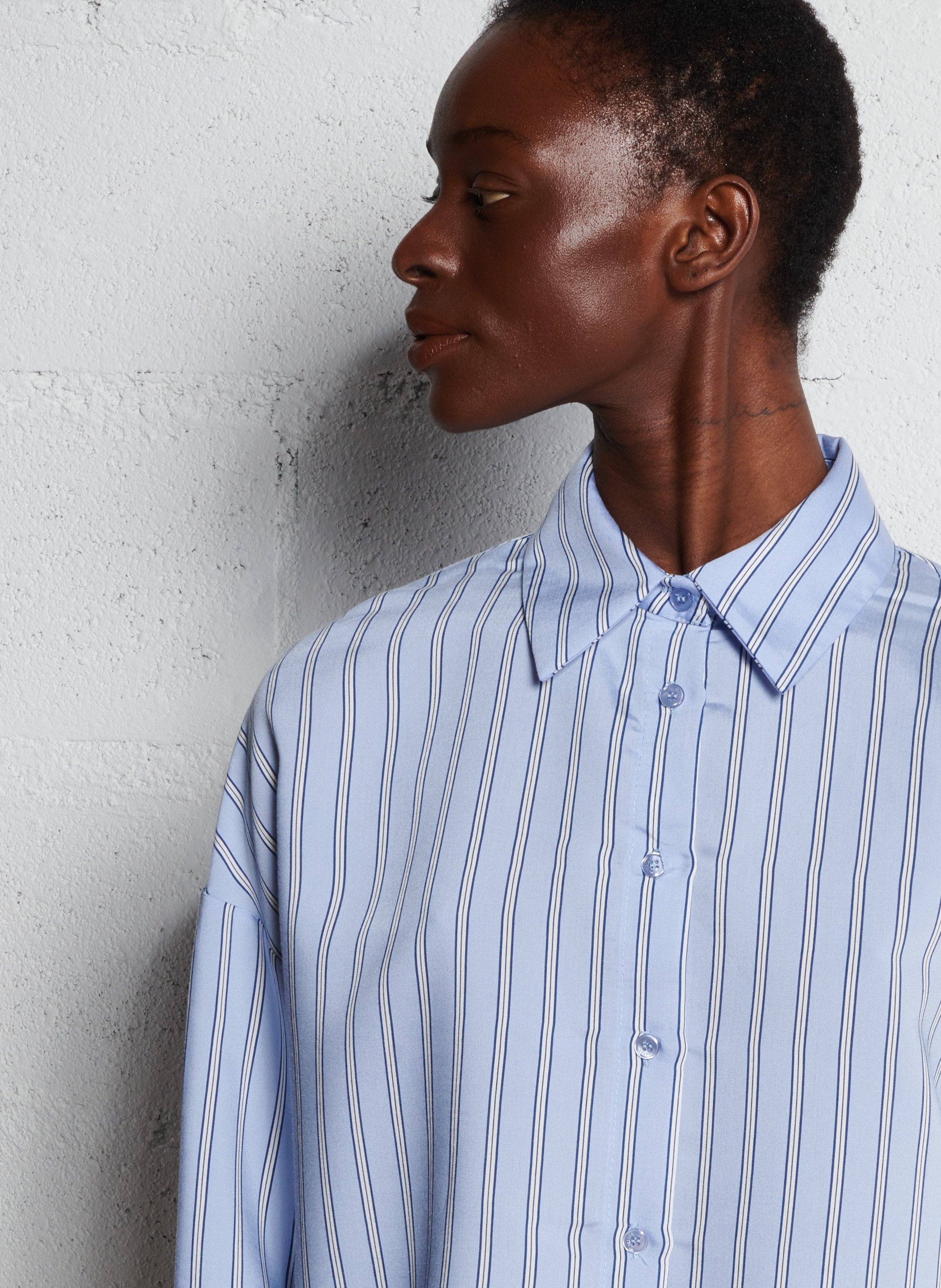 Chemise ample rayée IMPERIAL Bleu