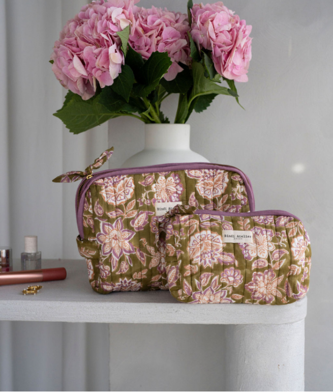 Sponge bag BINDI ATELIER Green