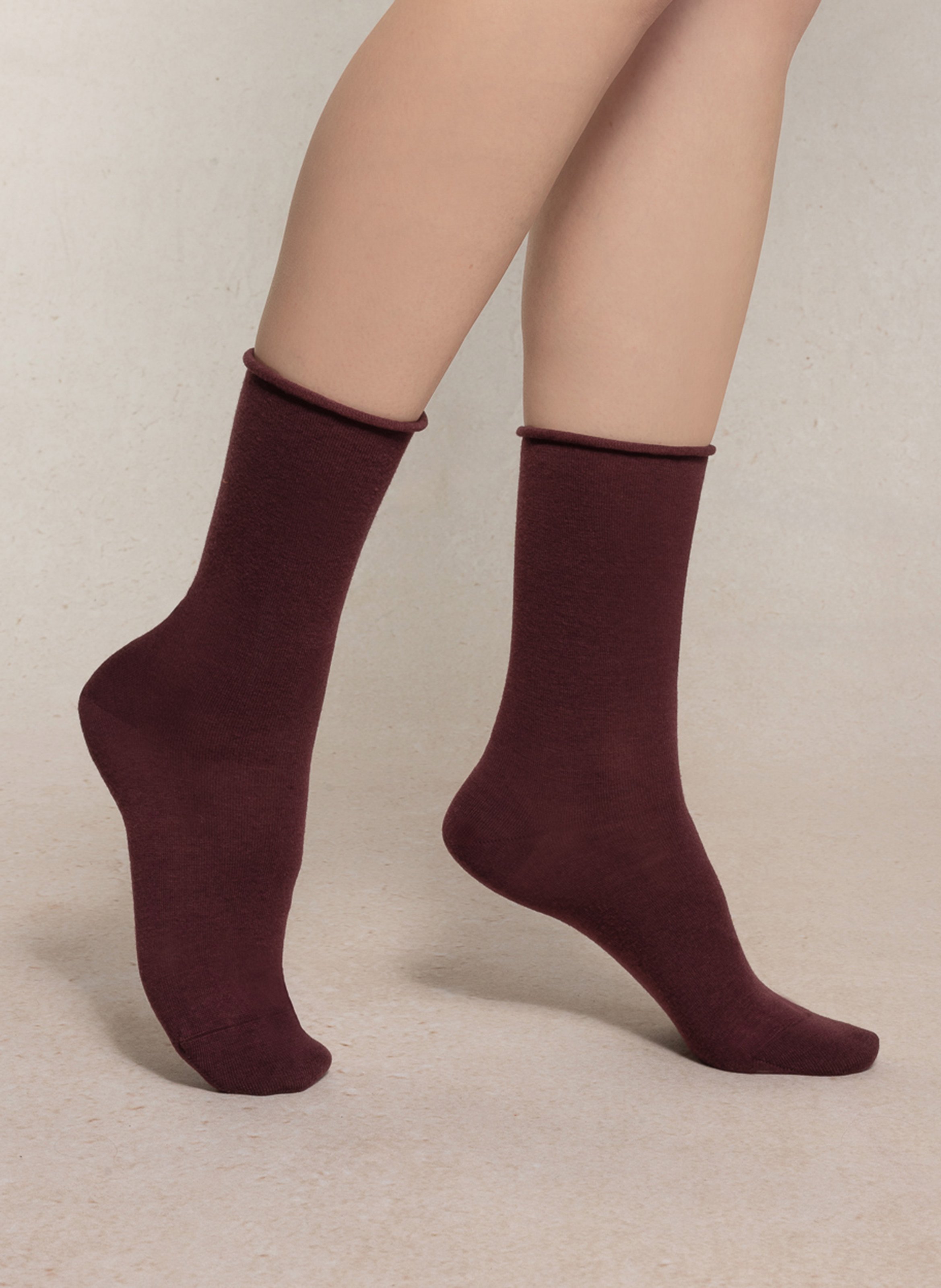 Dunne, wollen sokken BLEUFORET Rood