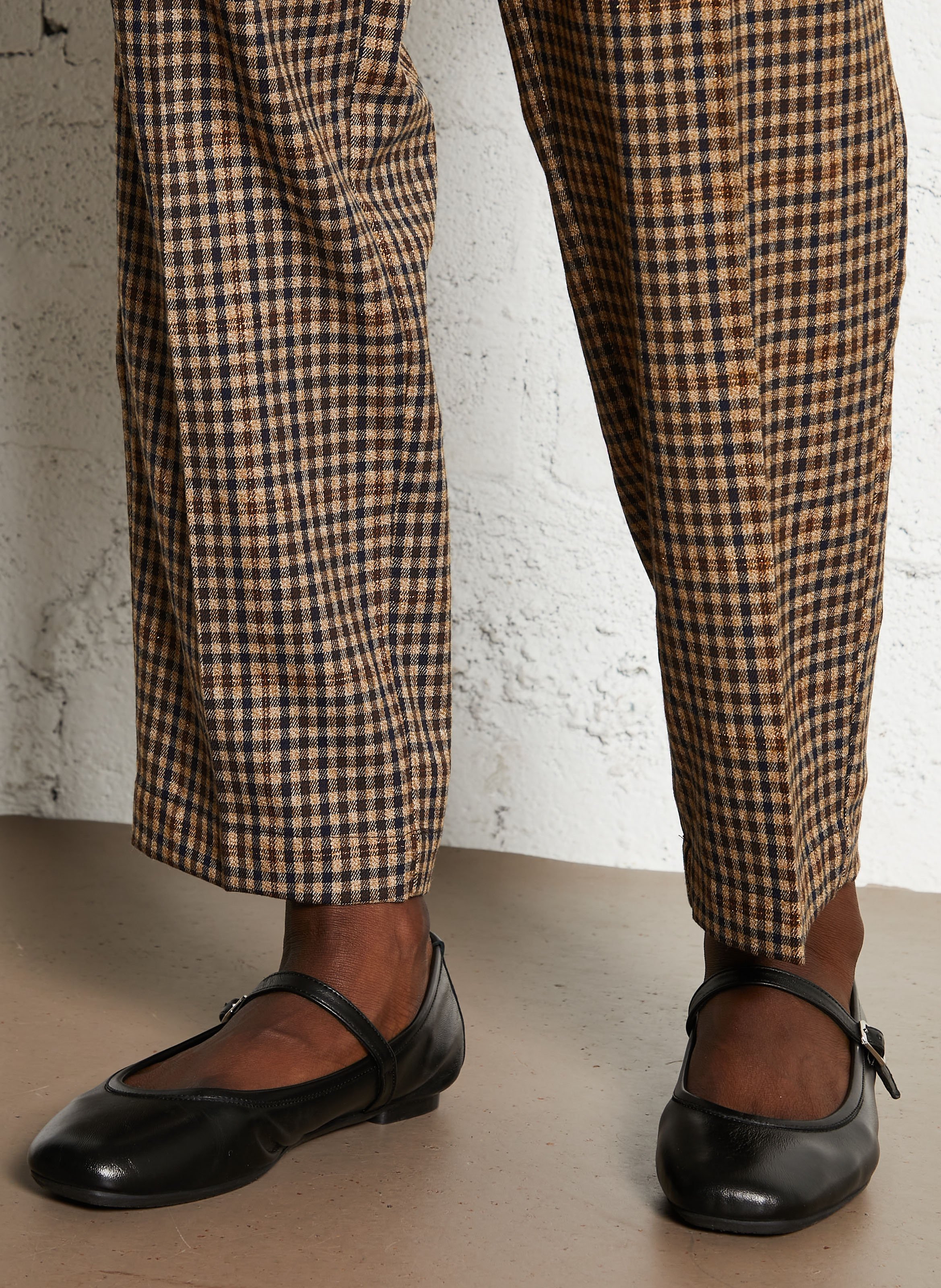 Babies leather T-strap shoes REQINS Black