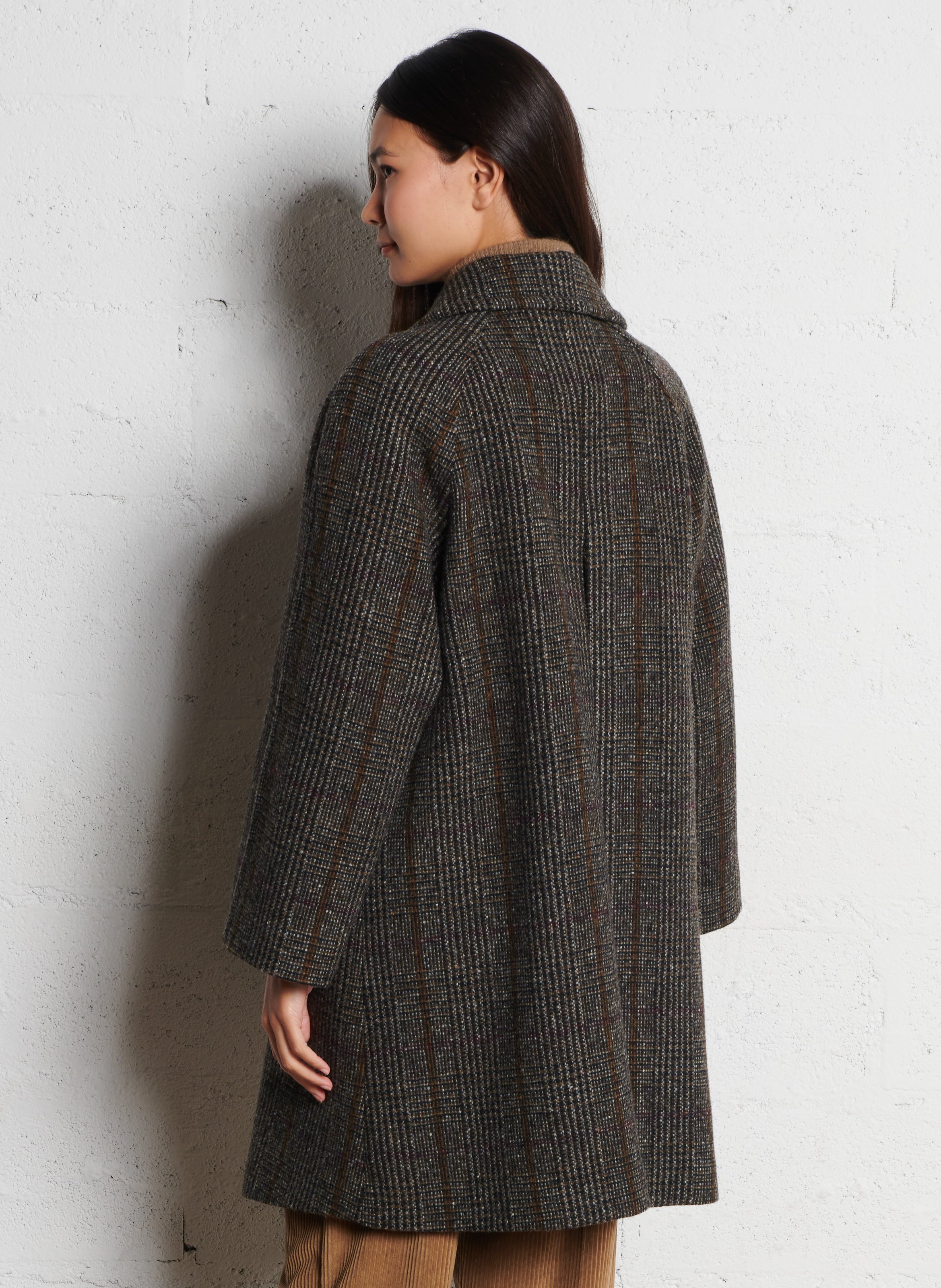 Classic-collar wool-mix coat MAX MARA WEEK END Brown