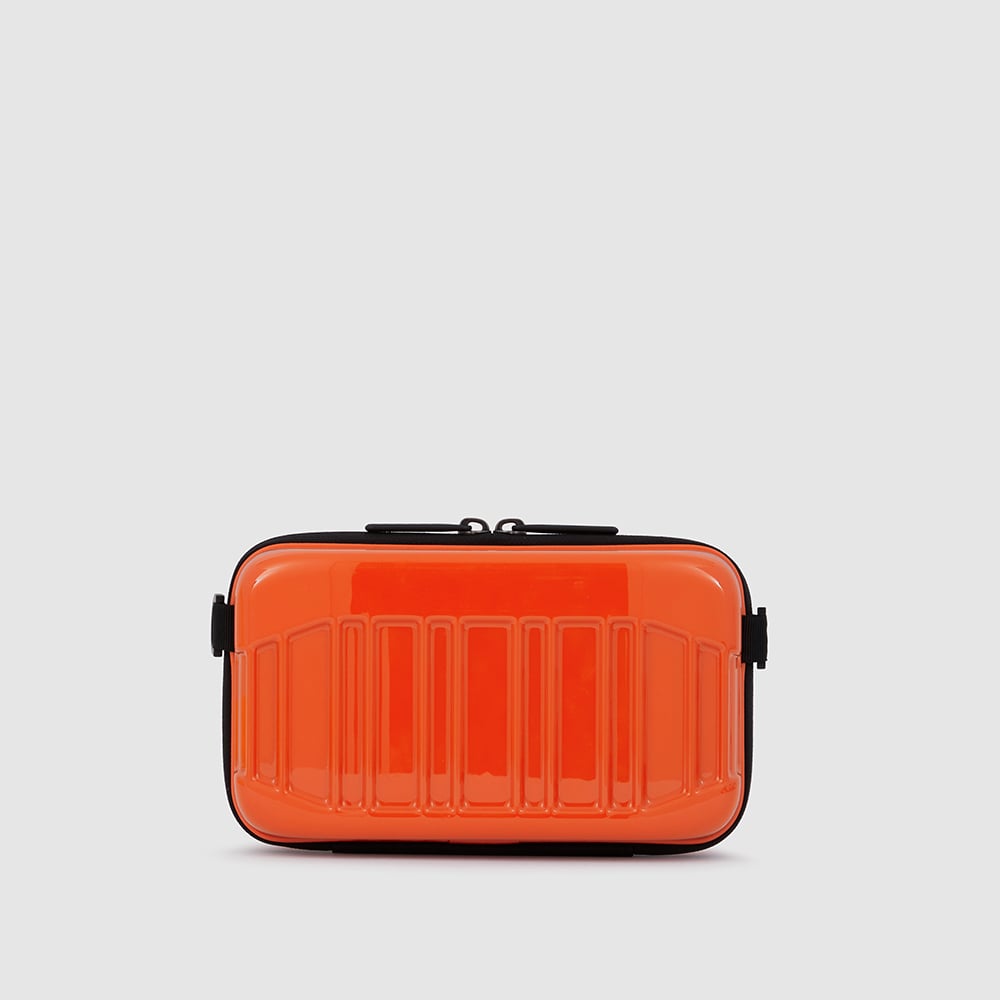 Crossbody bag type personal case PIQUADRO Orange
