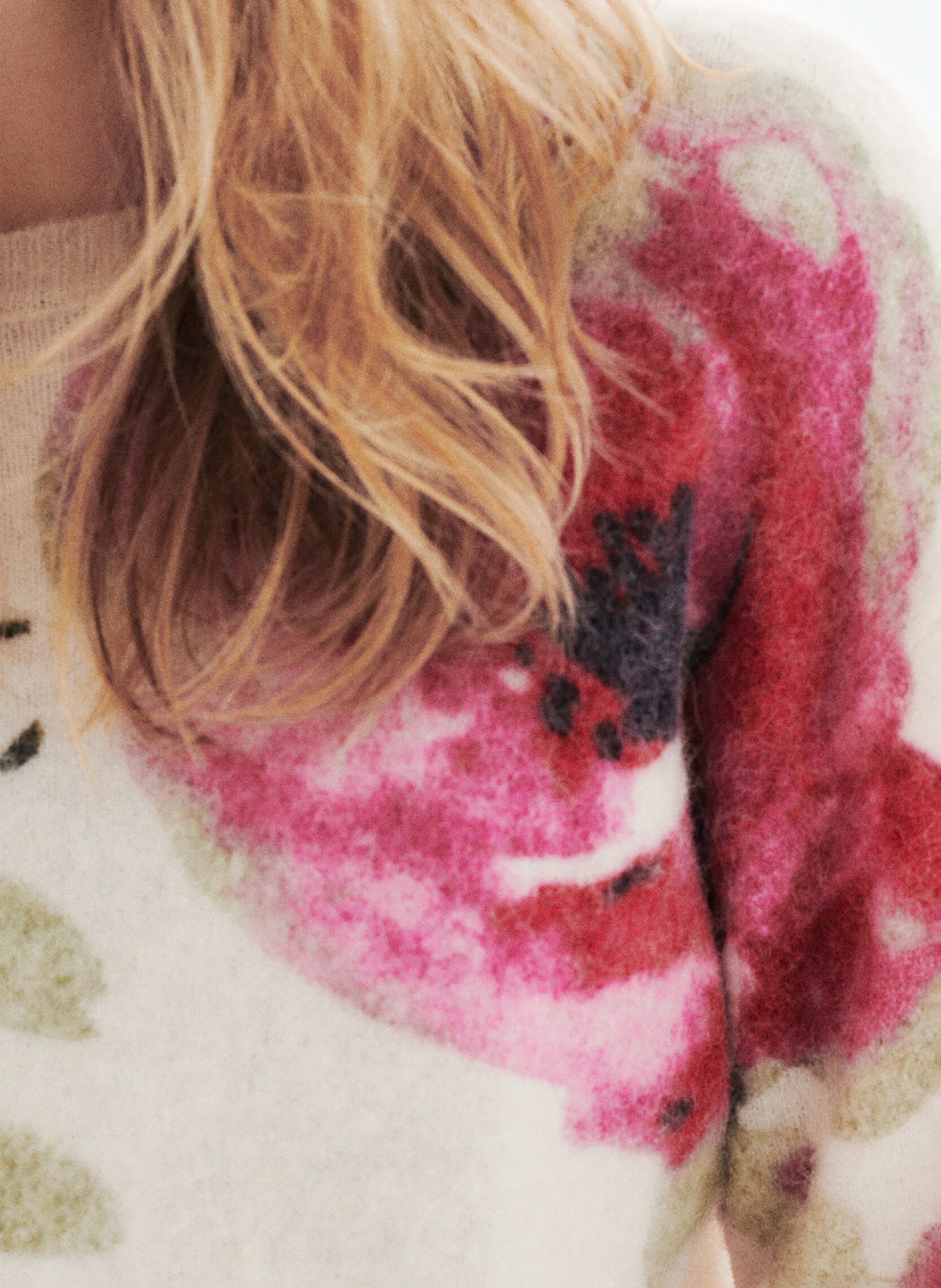 Round-neck wool-blend straight-cut sweater CAROLL Beige