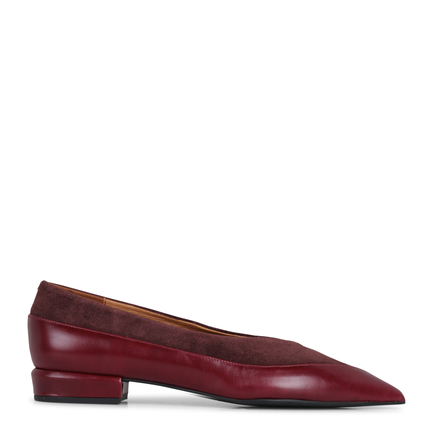 Leather ballet pumps ANGEL ALARCON