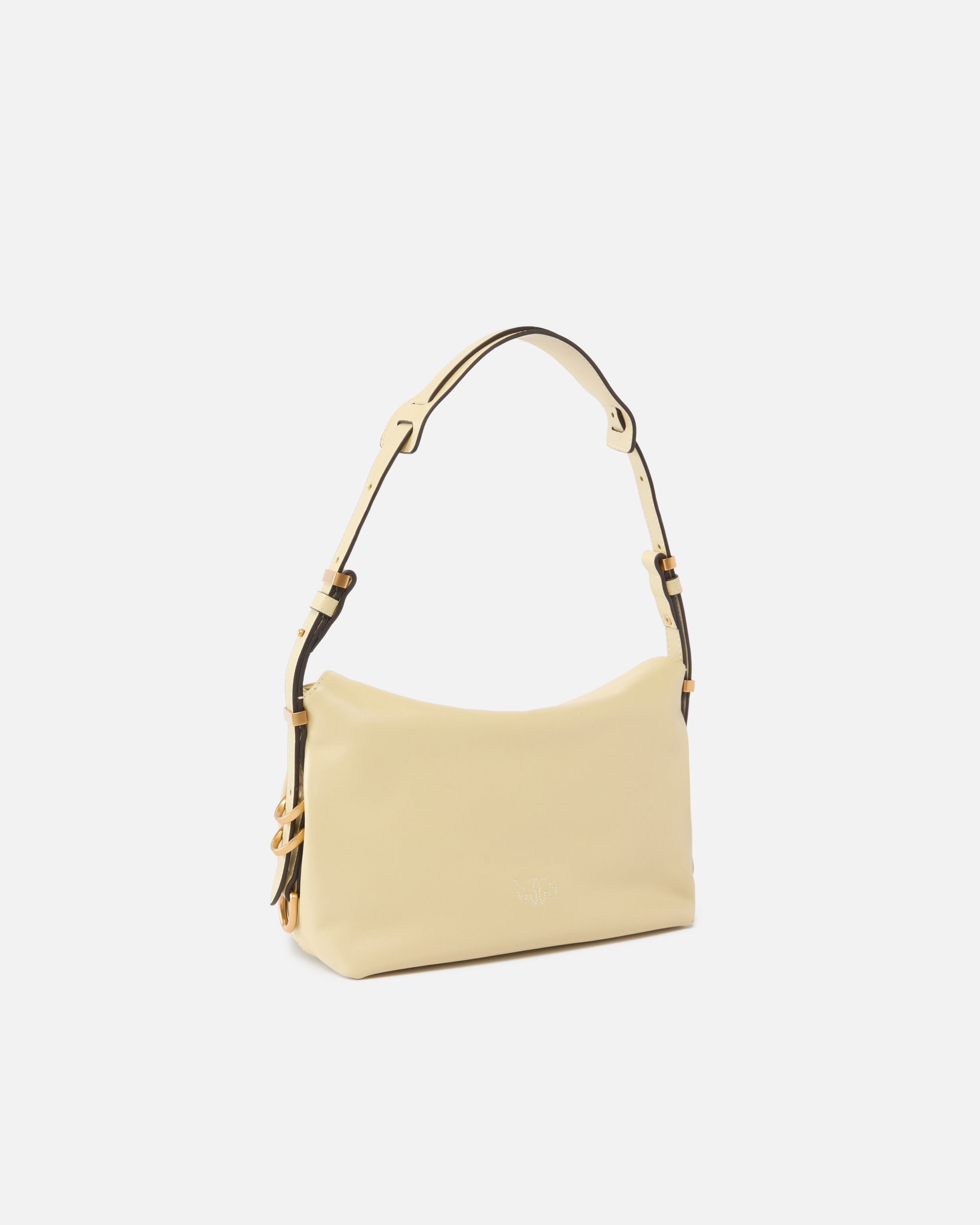 Petit sac porté épaule saddle bag en cuir PINKO Multicolore