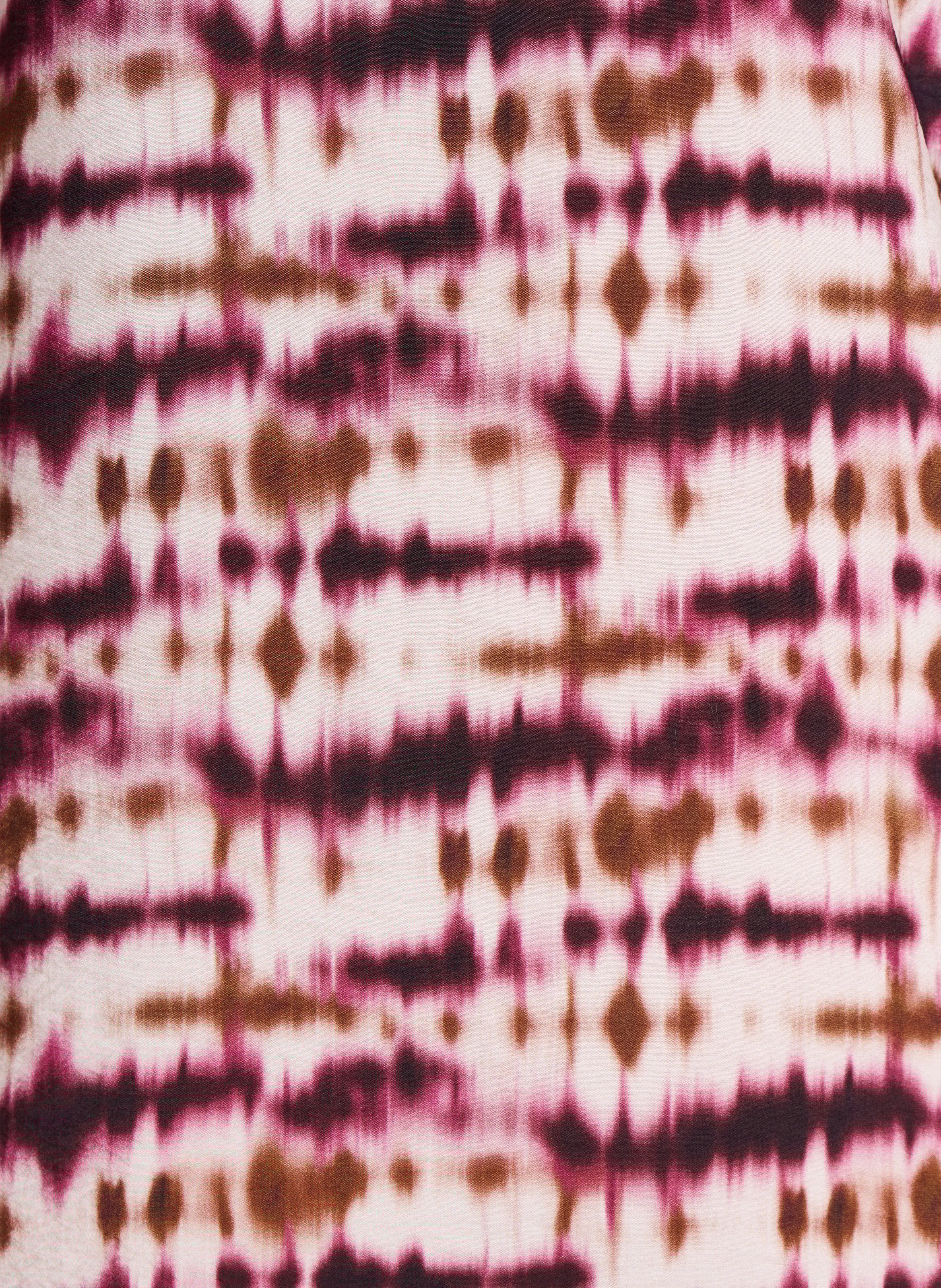 Robe courte imprimé tie & dye LA FEE MARABOUTEE Multicolore