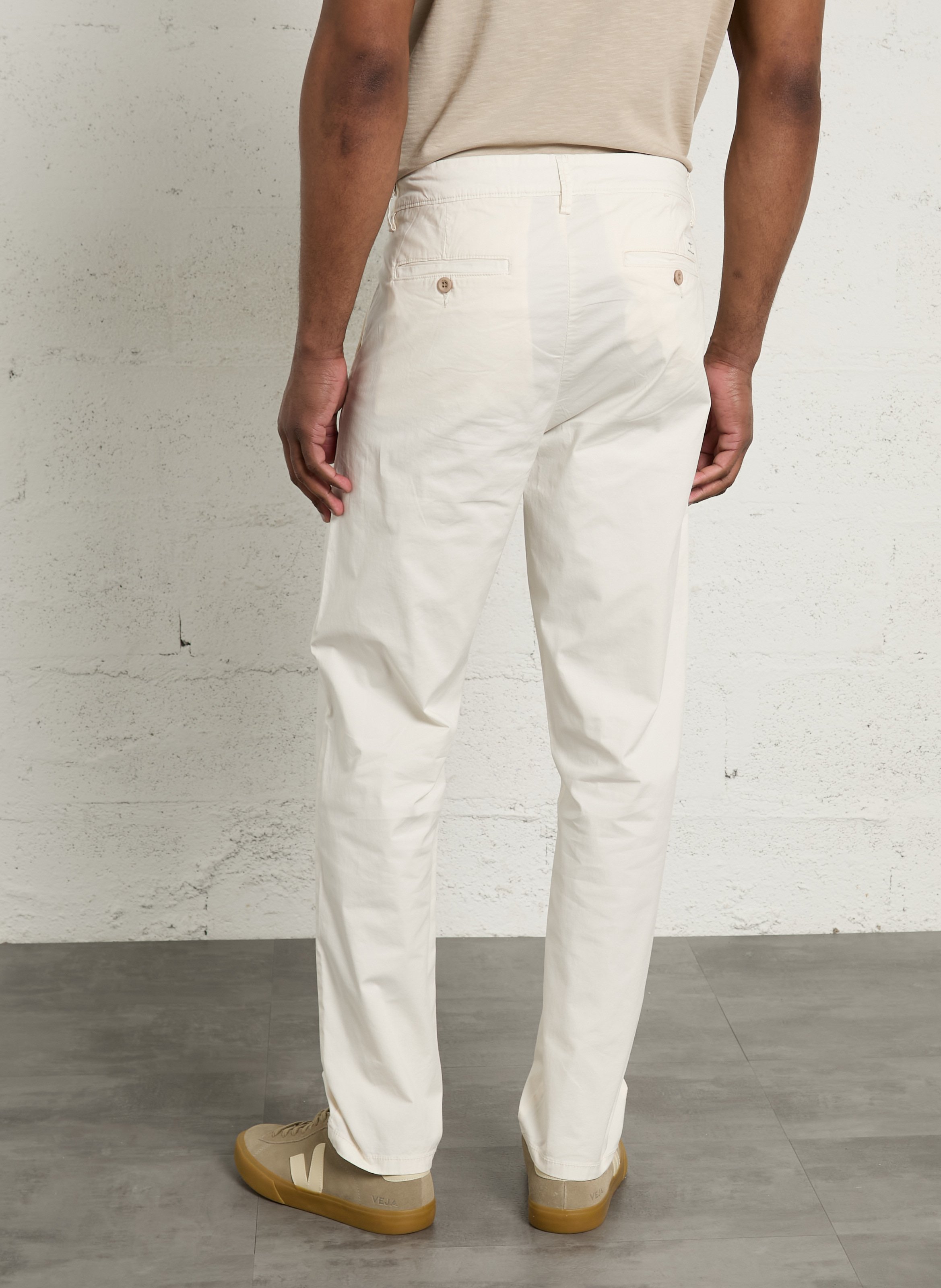 Pantalon chino droit uni PEPE JEANS Beige
