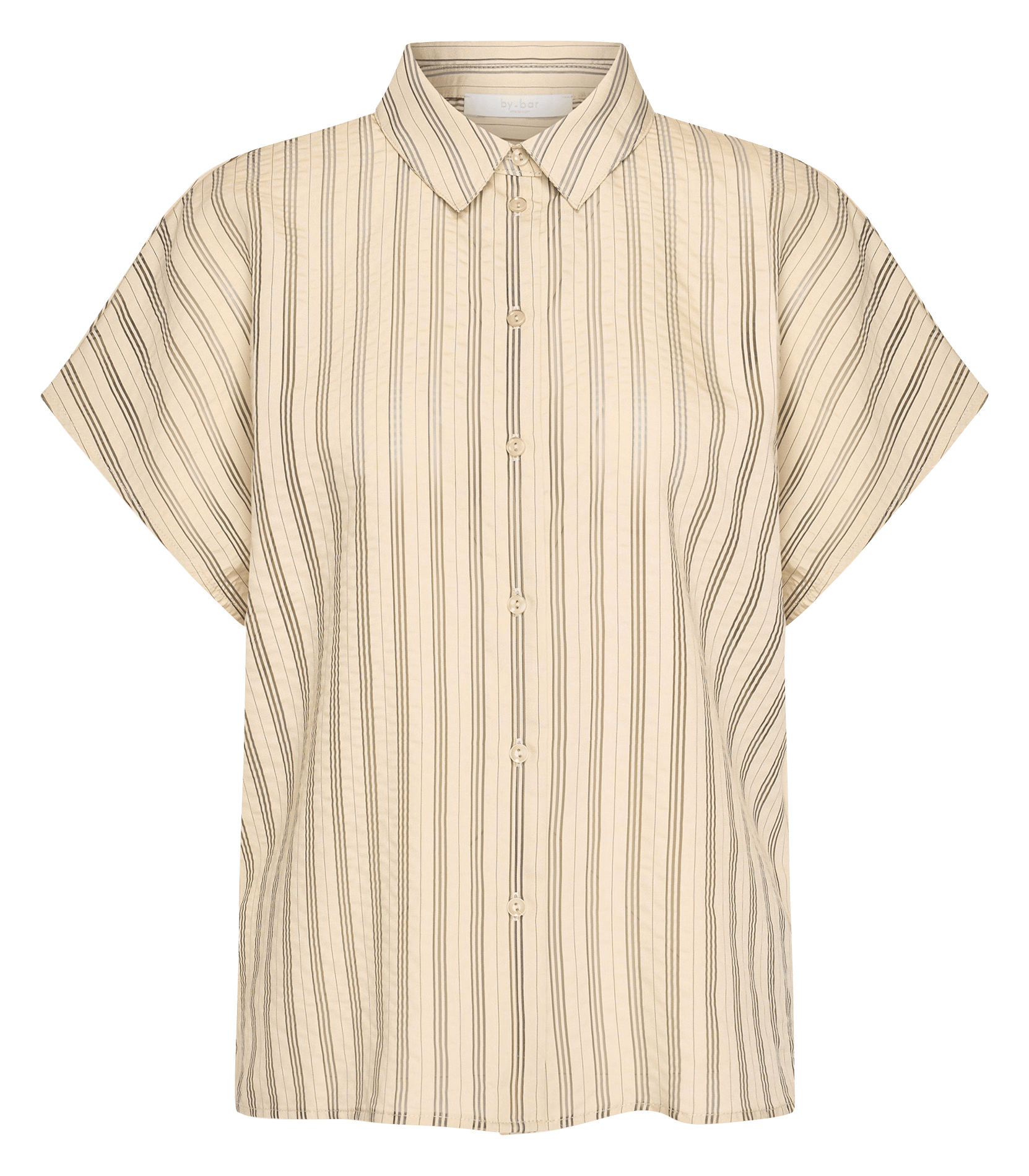 Straight printed blouse BY BAR Black