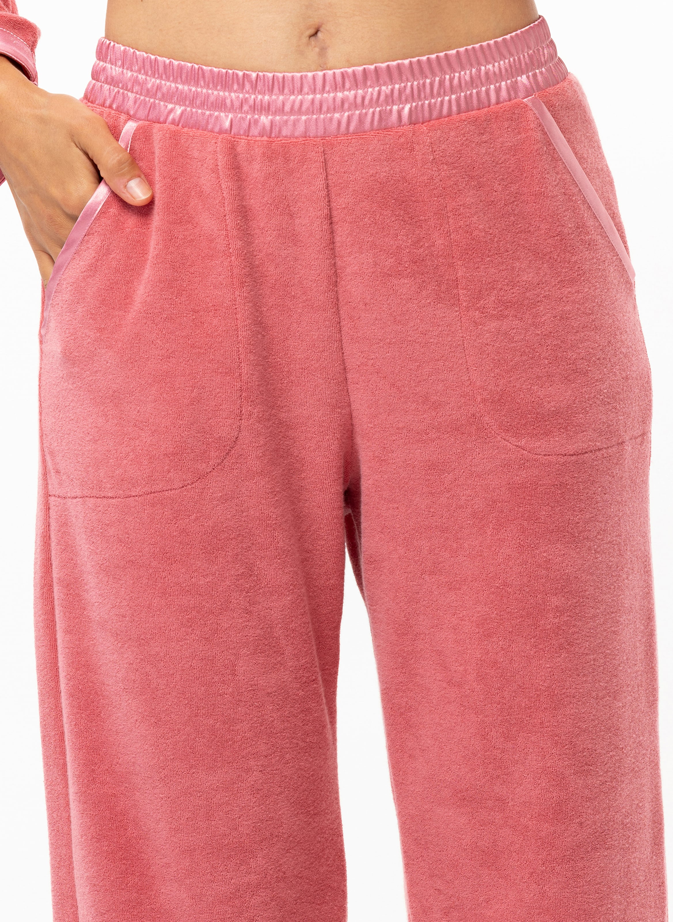 Homewear set in terry cloth bouclé LE CHAT Pink