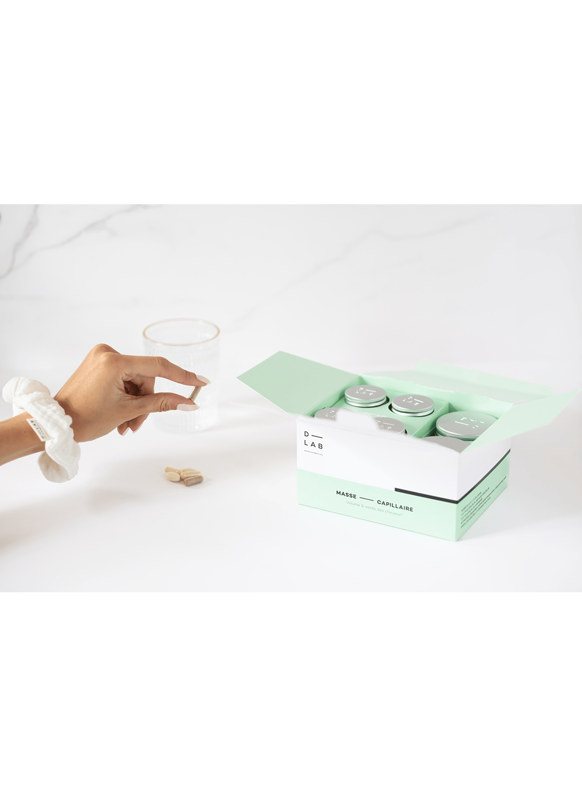 Programma voor de haarmassa D-LAB NUTRICOSMETICS No color