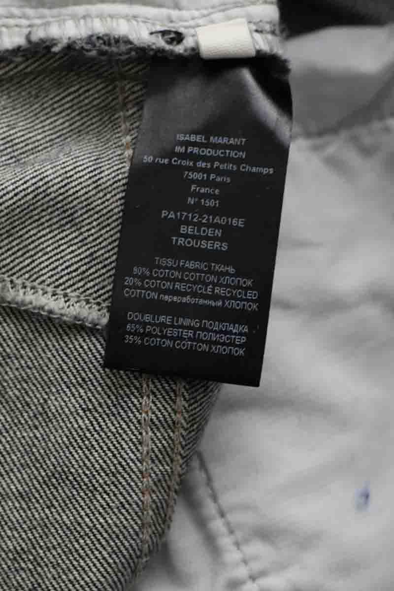 - Straight-leg jeans
- 5 pockets
- Straight cut
- Faded effect ISABEL MARANT ÉTOILE - SECONDE MAIN Blue