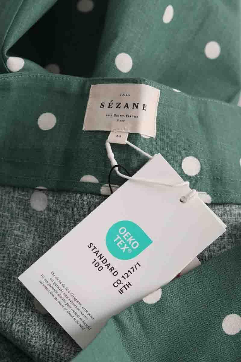 Wide trousers SEZANE - Seconde main Green
