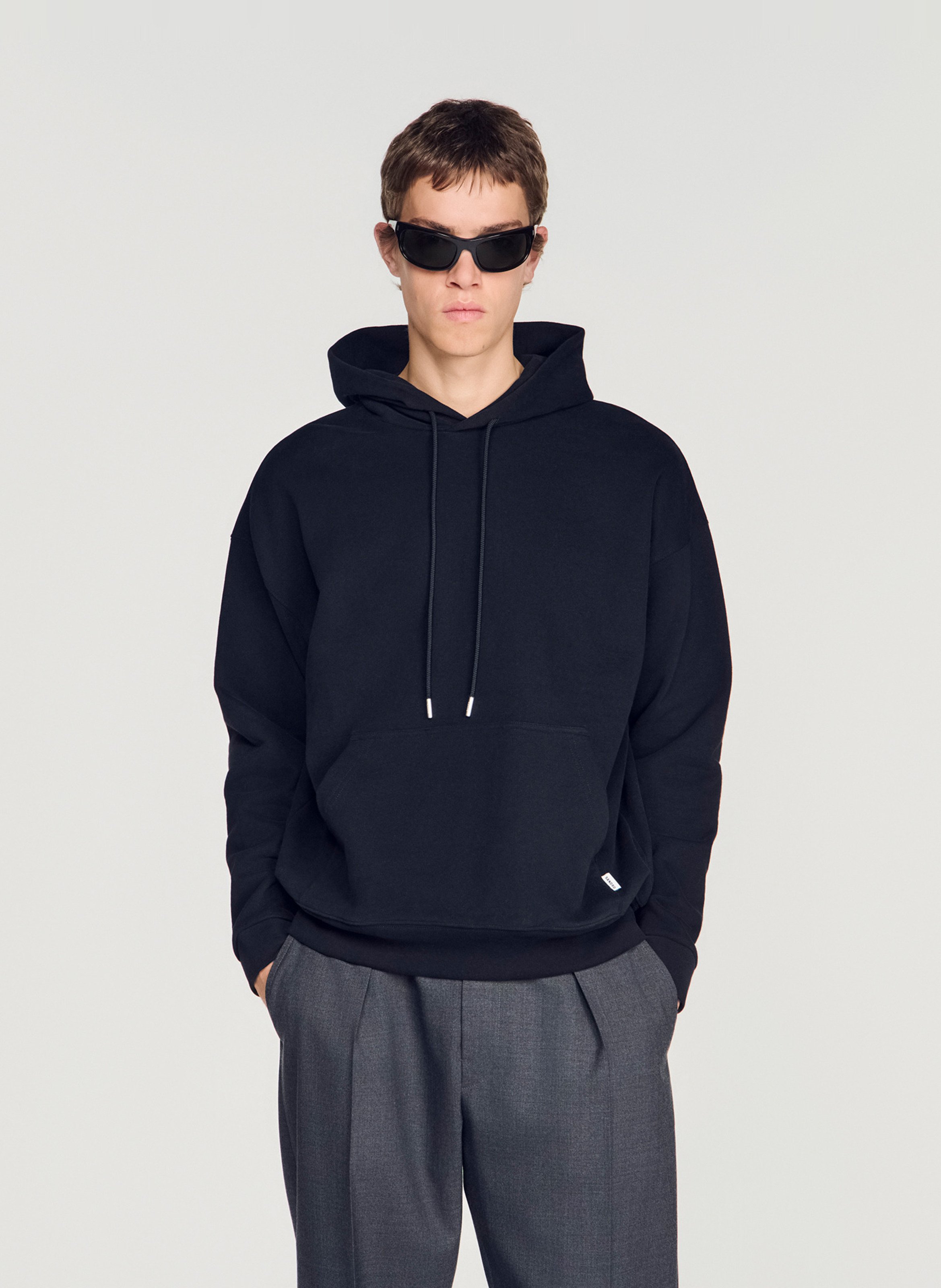 Sweat en coton SANDRO Noir
