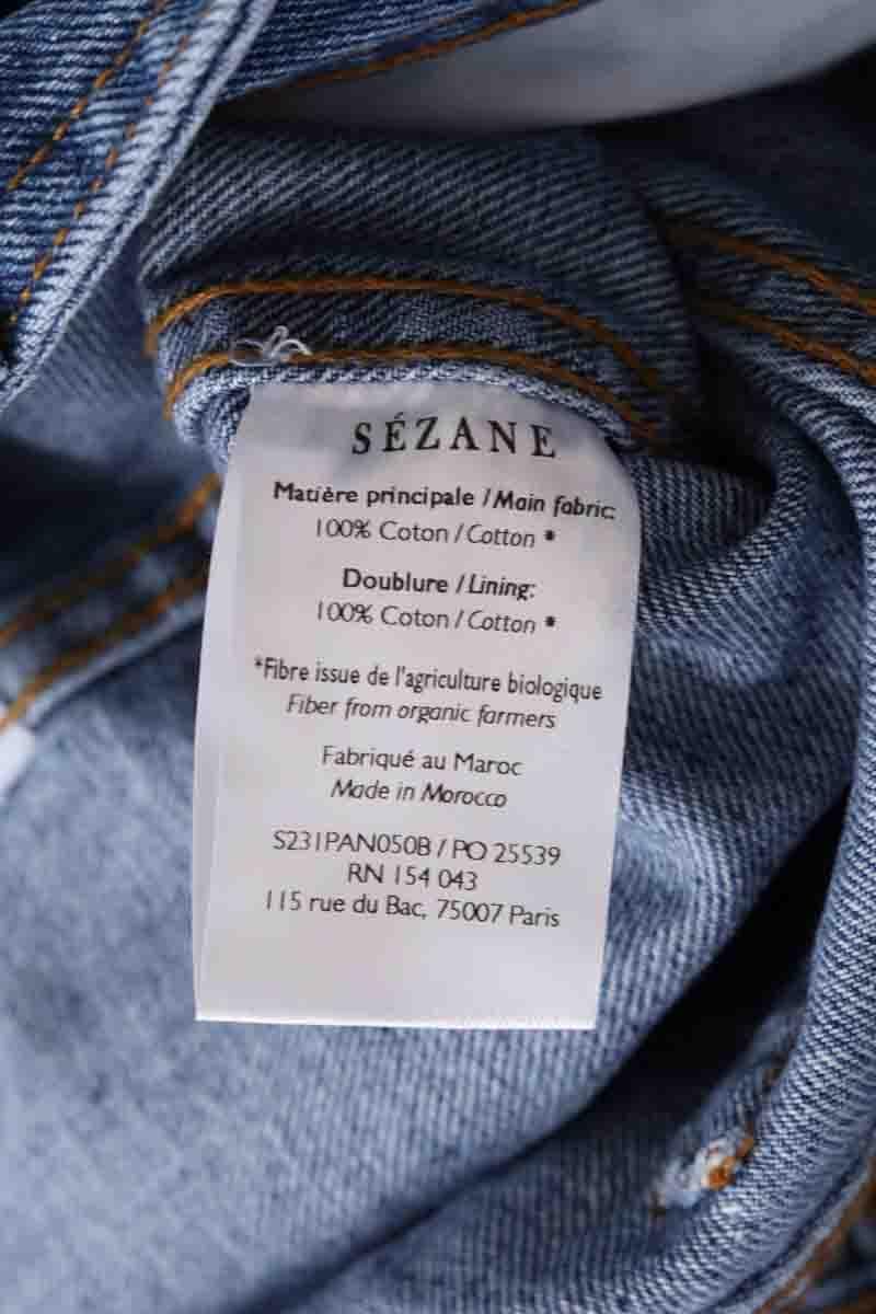 Jean large SEZANE - Seconde main Bleu