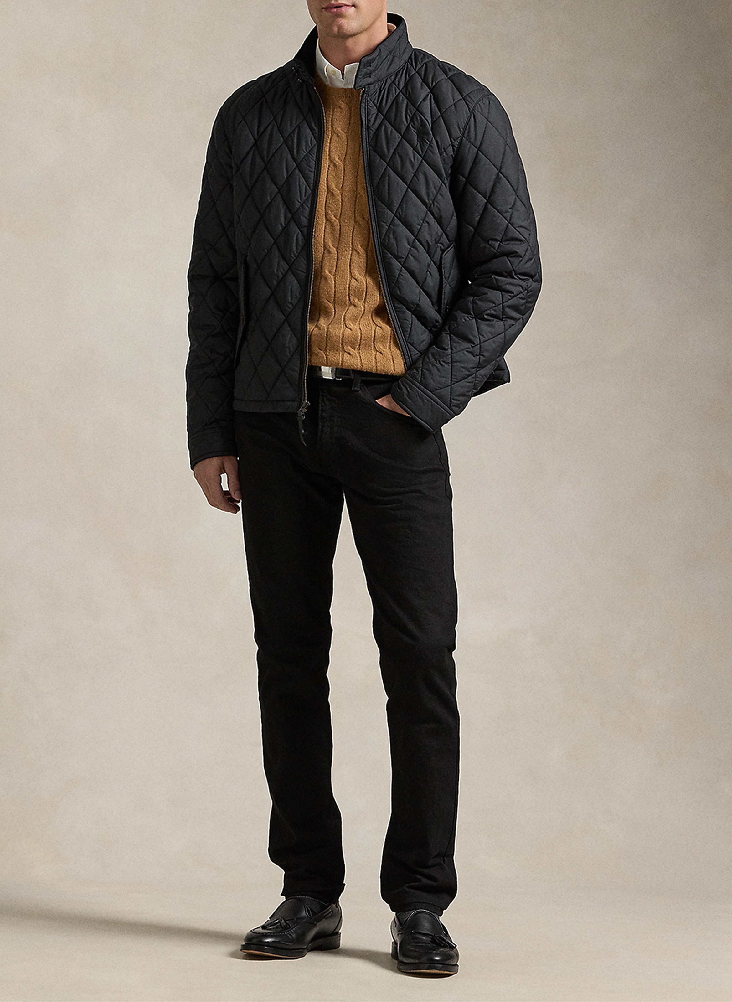 Jean slim fit en coton mélangé POLO RALPH LAUREN Noir