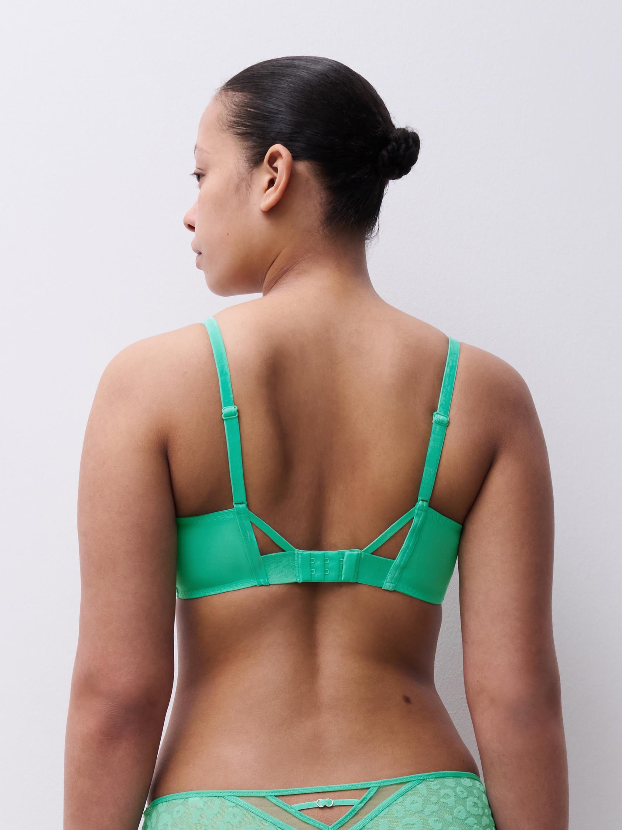 Full-cup bra CHANTELLE PULP Green