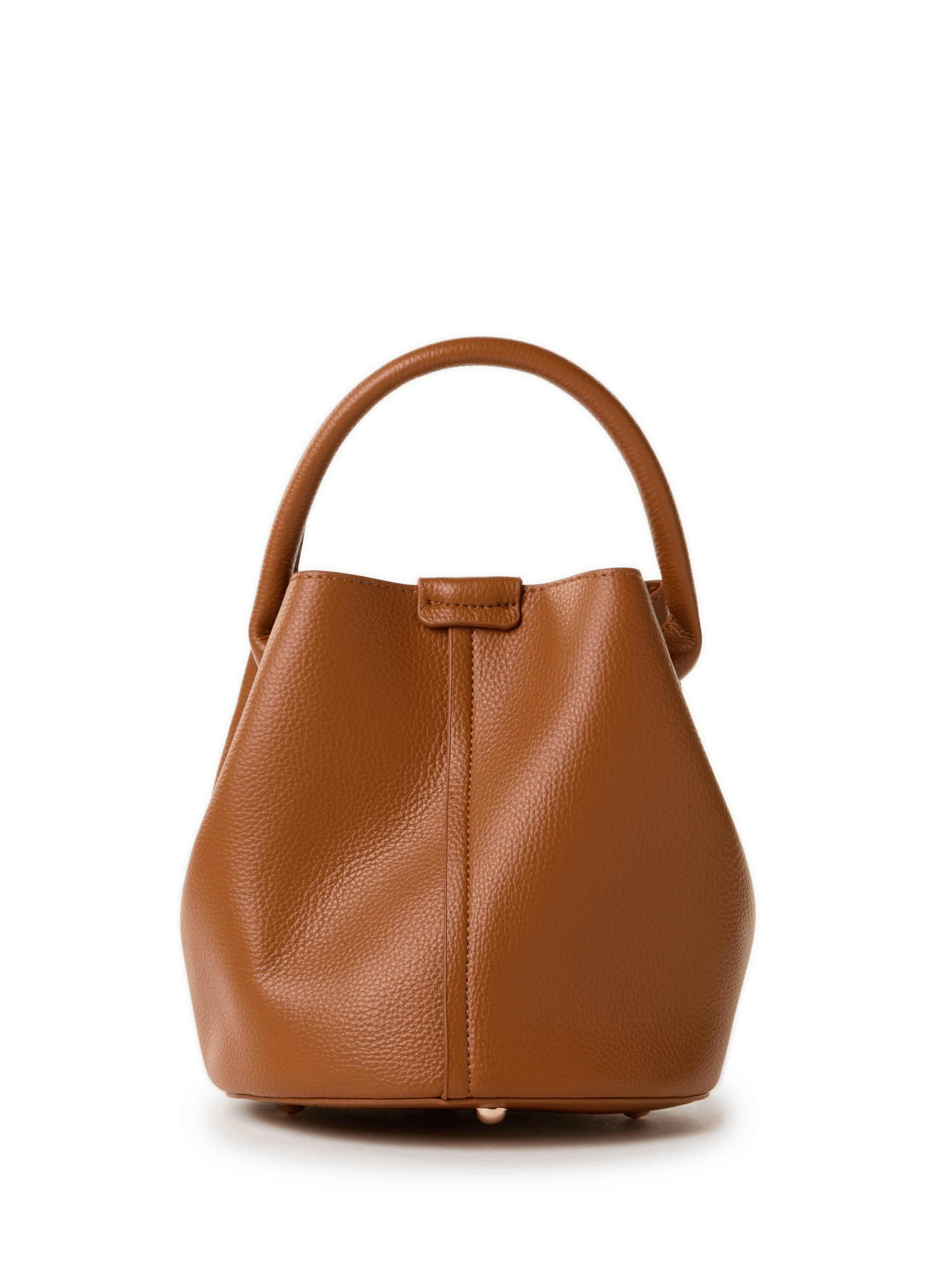 Crackled bucket bag AU PRINTEMPS PARIS Brown