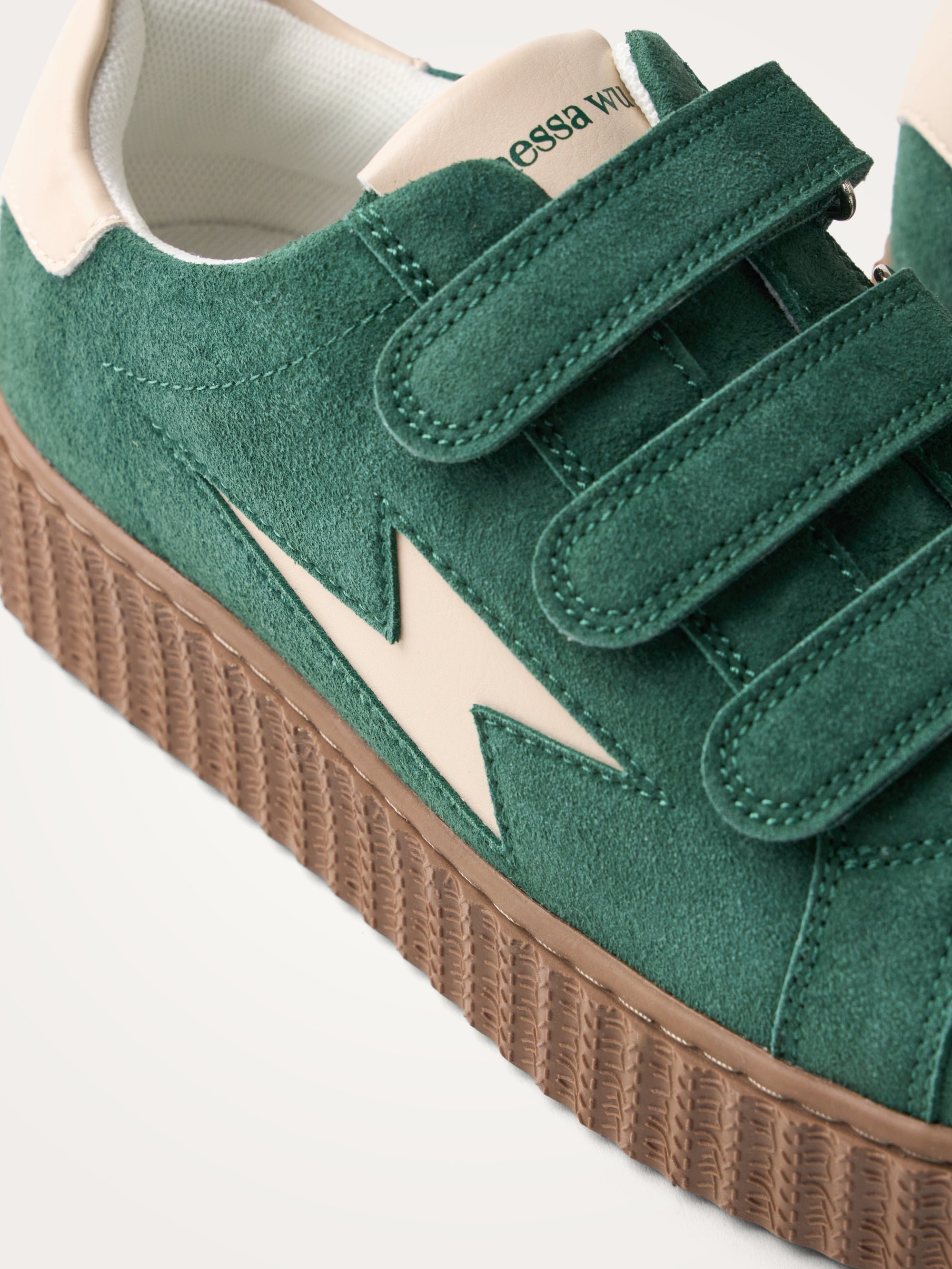 Low Velcro trainers VANESSA WU Green