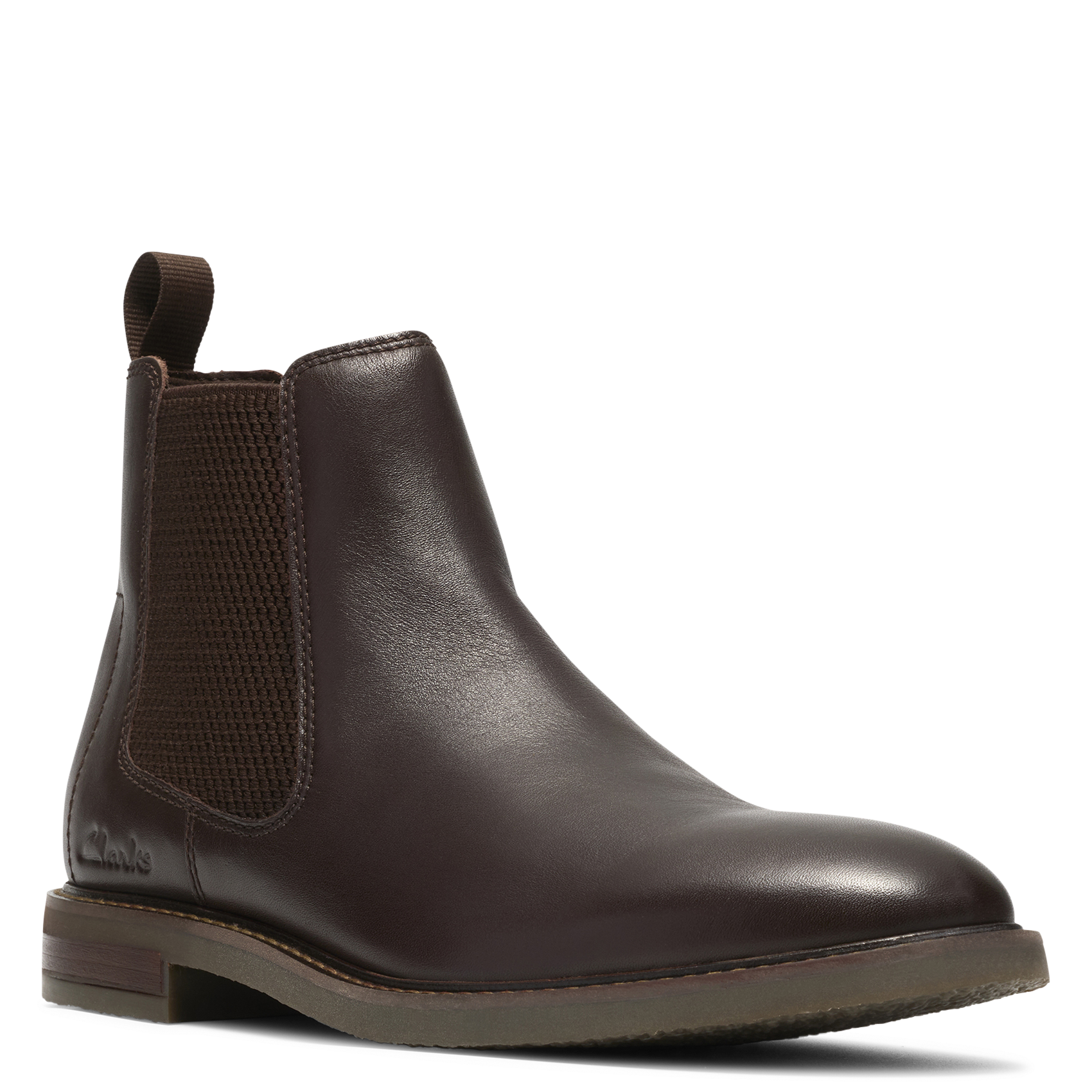 Lederstiefeletten CLARKS Braun