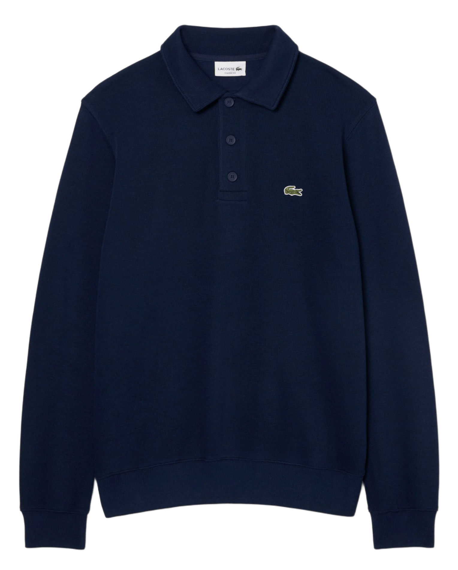 Polo-Sweatshirt aus Baumwollmischung LACOSTE Blau