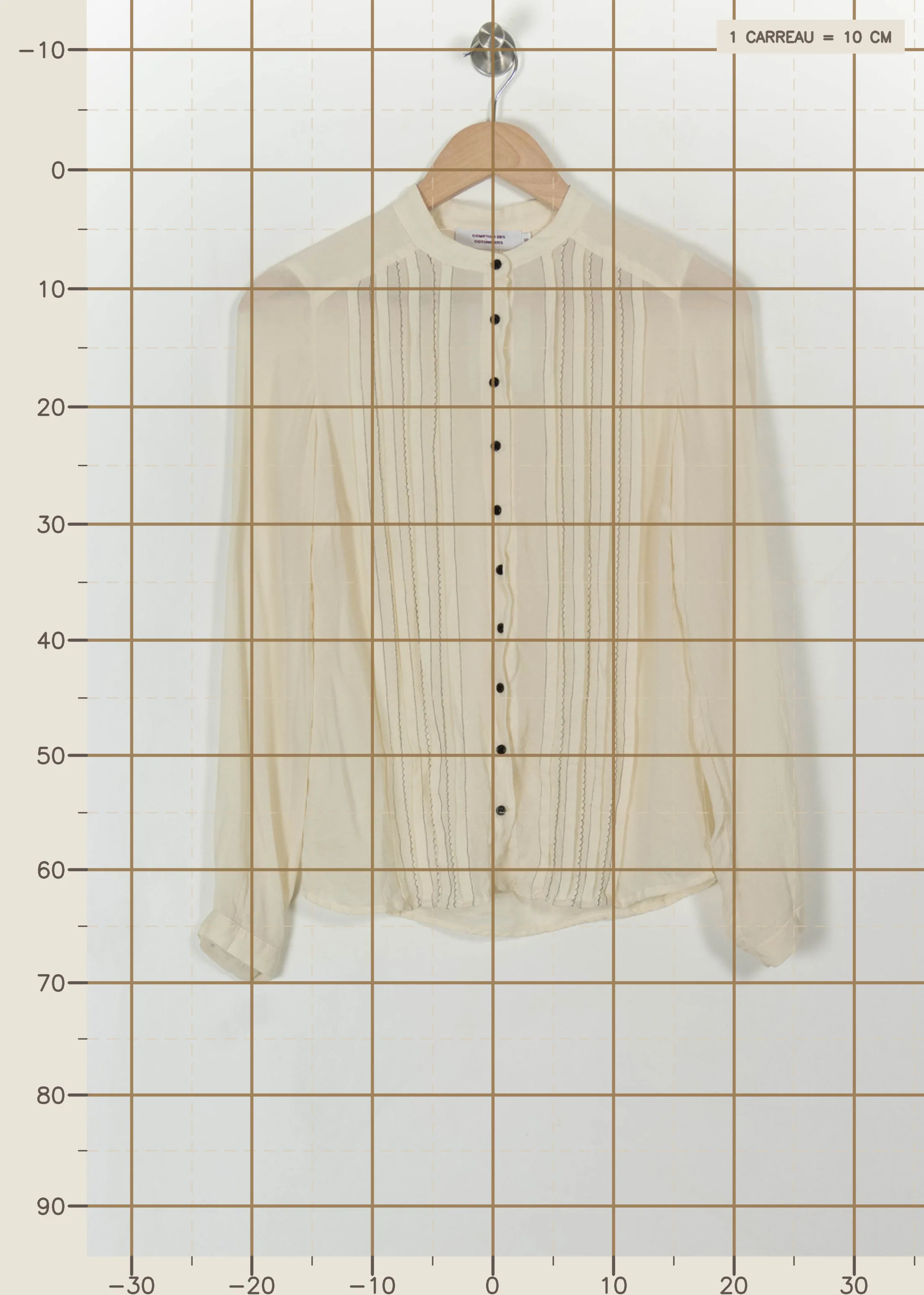 Shirt COMPTOIR DES COTONNIERS - Seconde main Beige