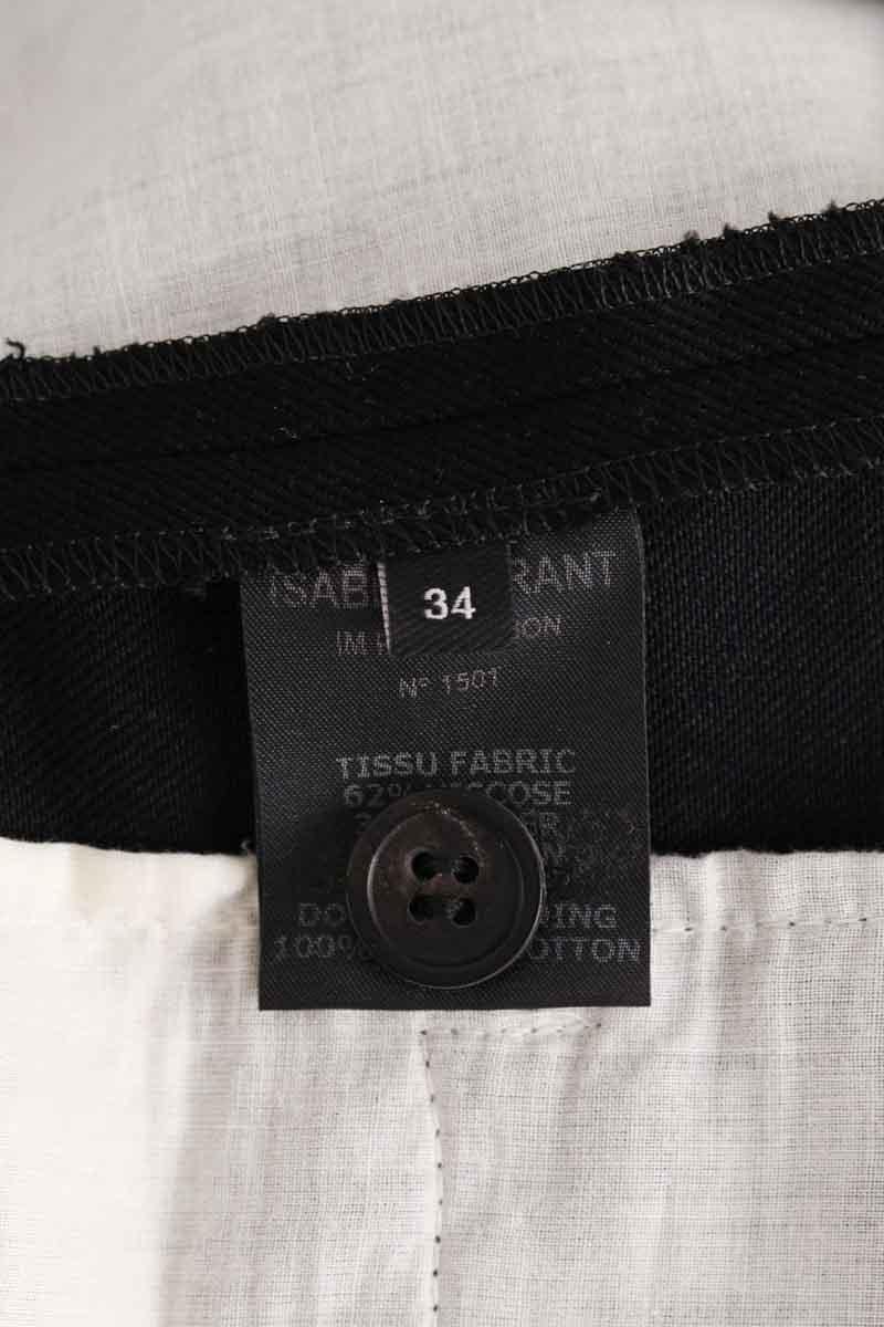 Straight-leg pants ISABEL MARANT - Seconde Main Black