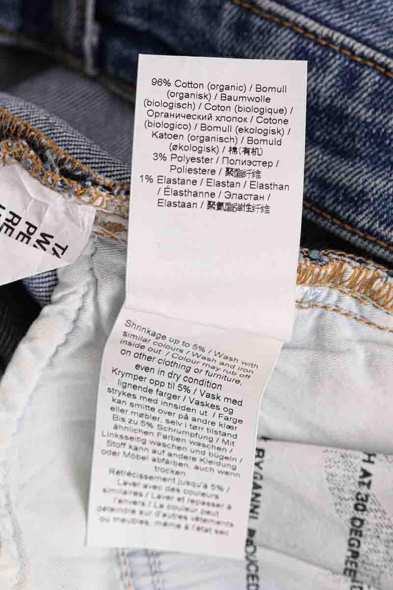 Straight jeans GANNI - Seconde Main Blue