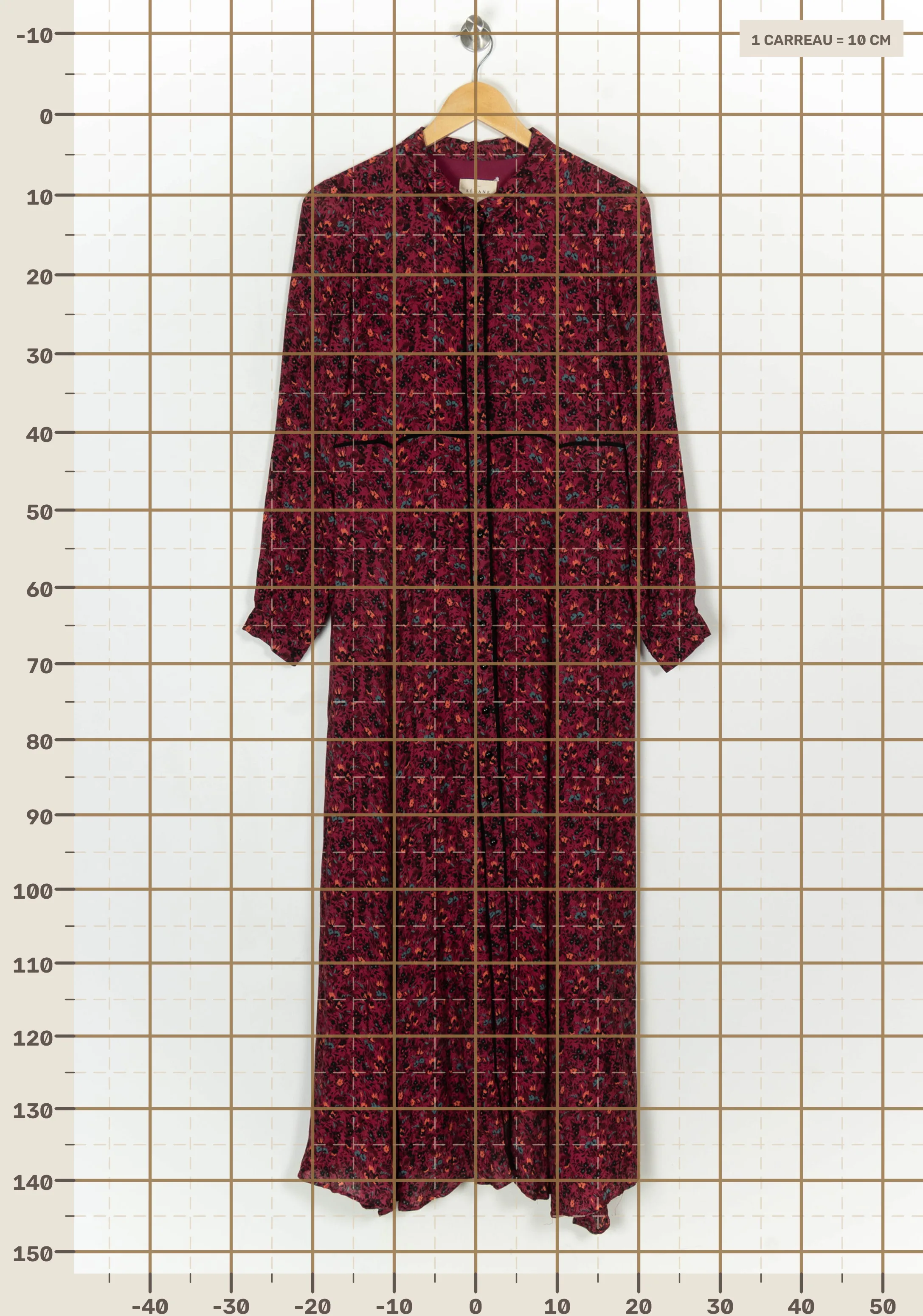 Robe longue SEZANE - Seconde main Multicolore
