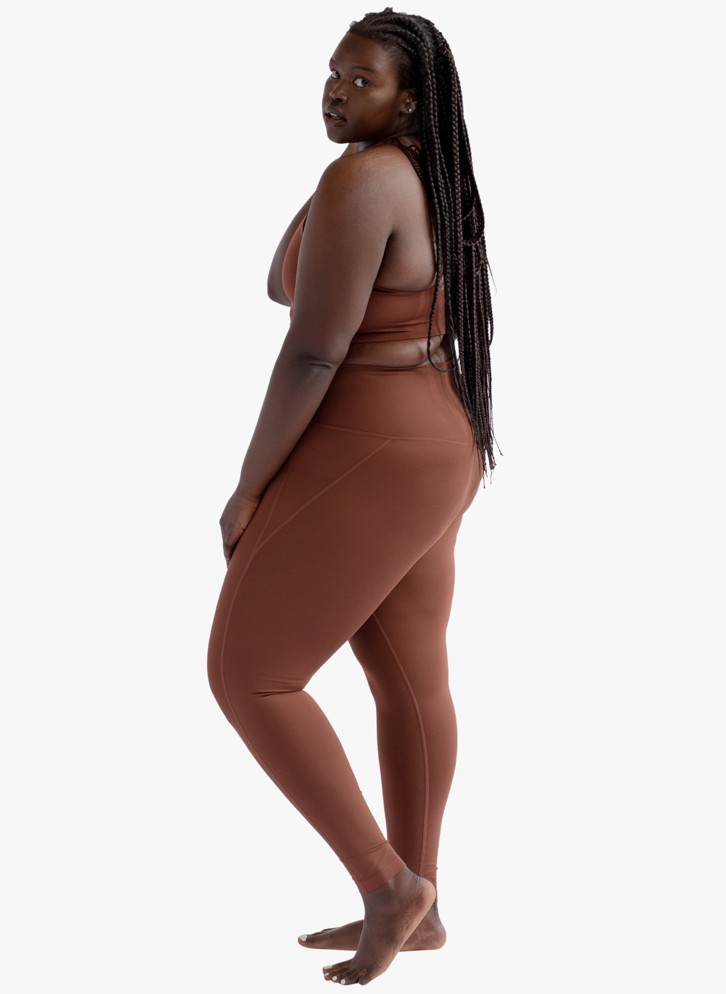 Brown 2024 compression leggings