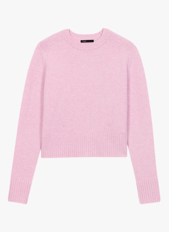 Maje pull rose hotsell