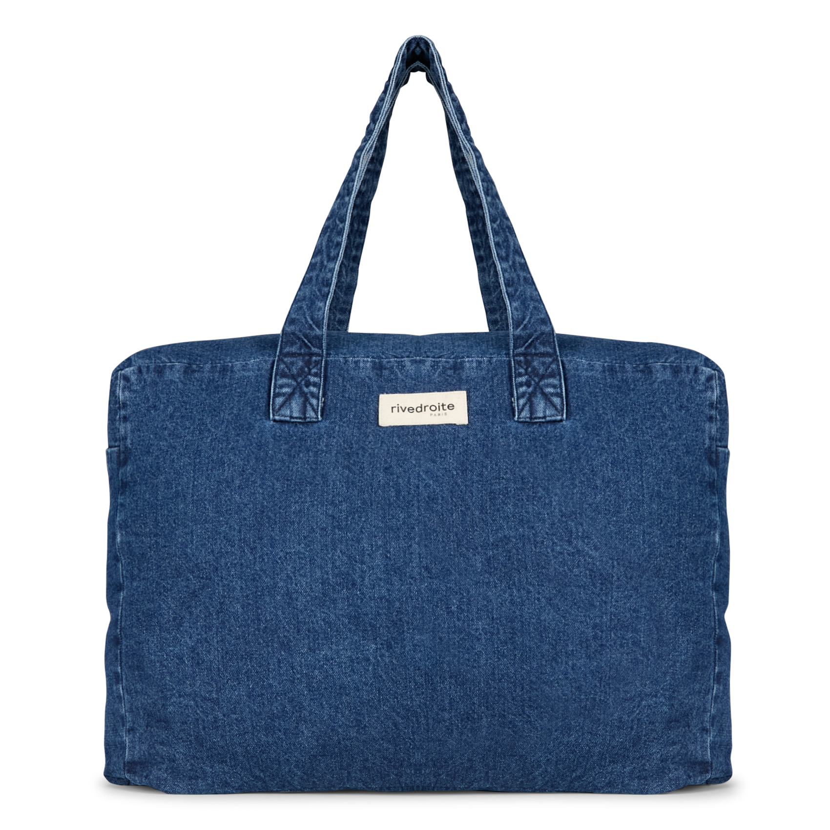 Weekend bag in blended cotton RIVEDROITE PARIS Blue