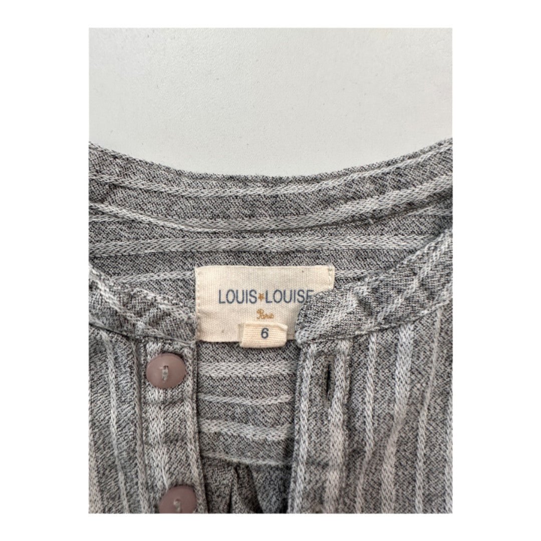 Grey baby blouse - 6 months LOUIS LOUISE - Seconde Main Grey