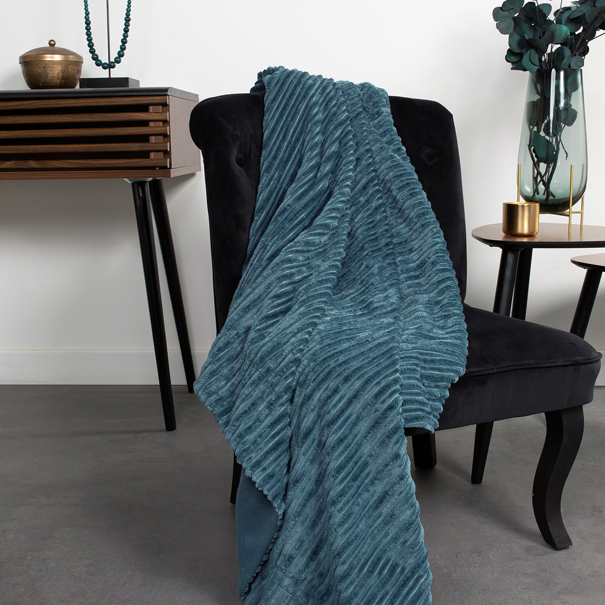 Plain throw TODAY LINGE DE MAISON Blue