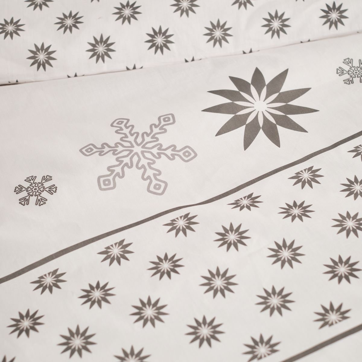 Printed cotton bed set TODAY LINGE DE MAISON Grey