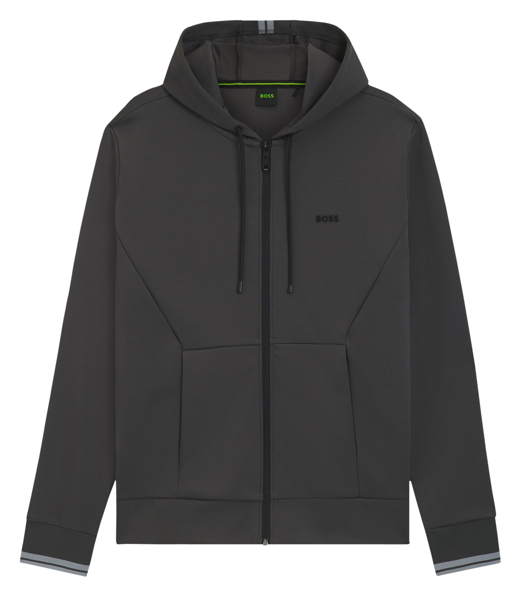 Hooded cardigan  BOSS Silver