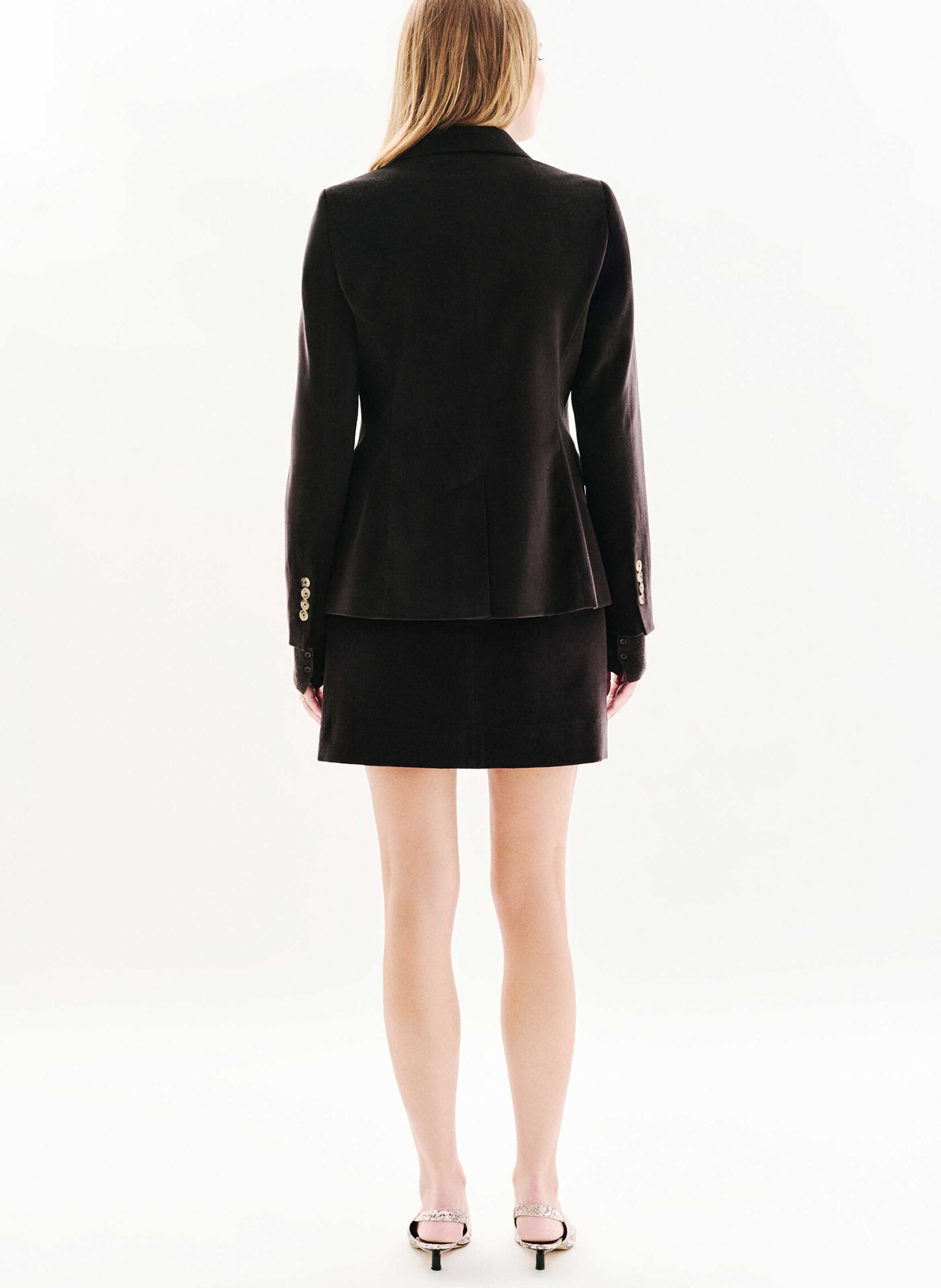 Veste de tailleur CAROLL Marron