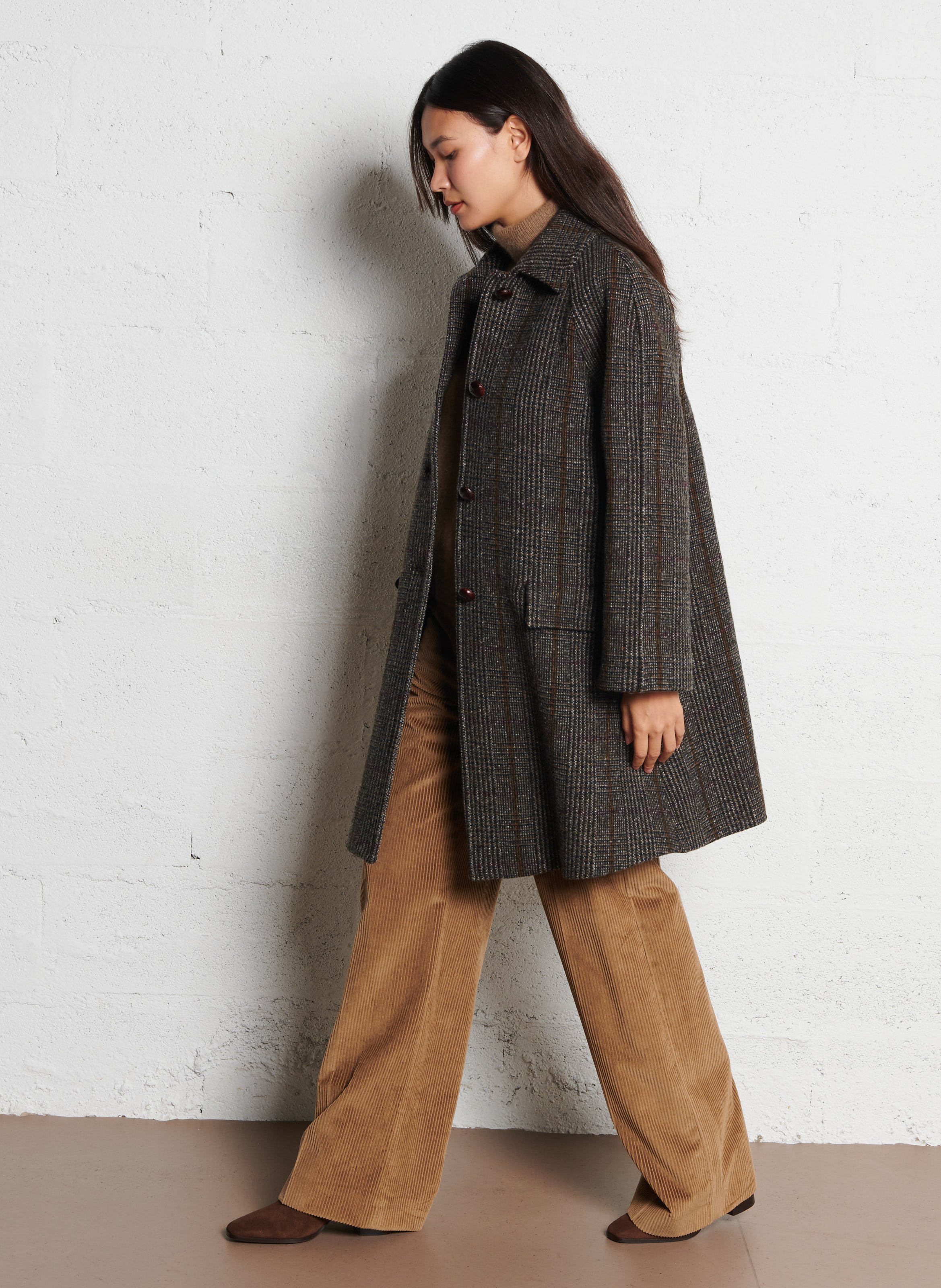 Bottines à talons en cuir RIVECOUR Marron