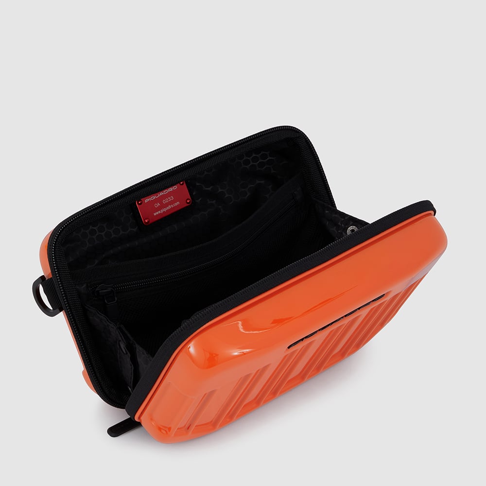 Crossbody bag type personal case PIQUADRO Orange