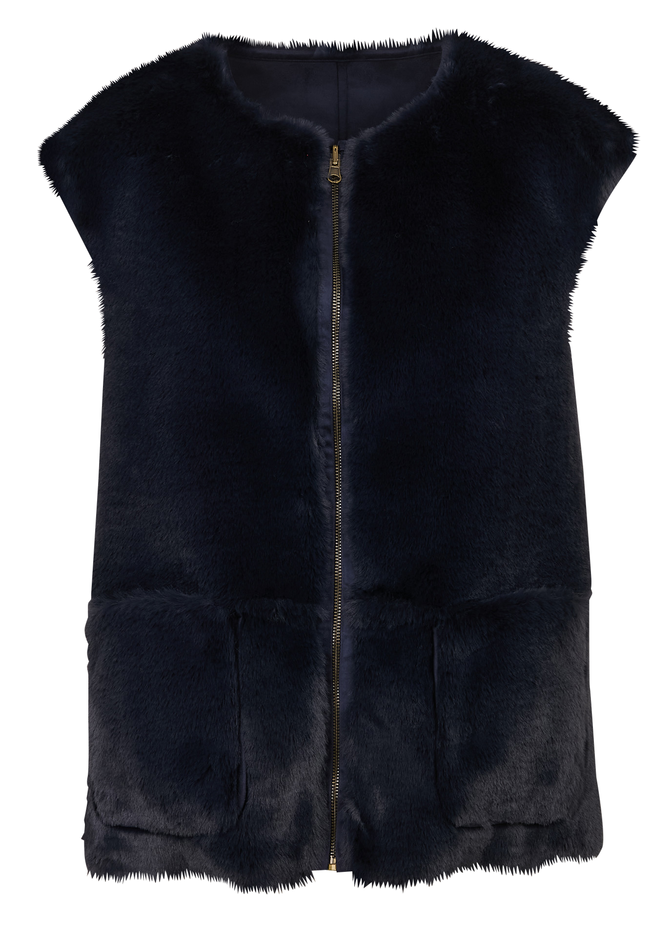 Sleeveless reversible jacket HOD PARIS Blue