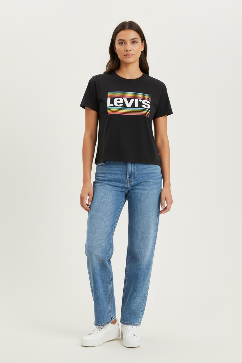Tommy Badge T-shirt LEVI'S - Seconde main Black