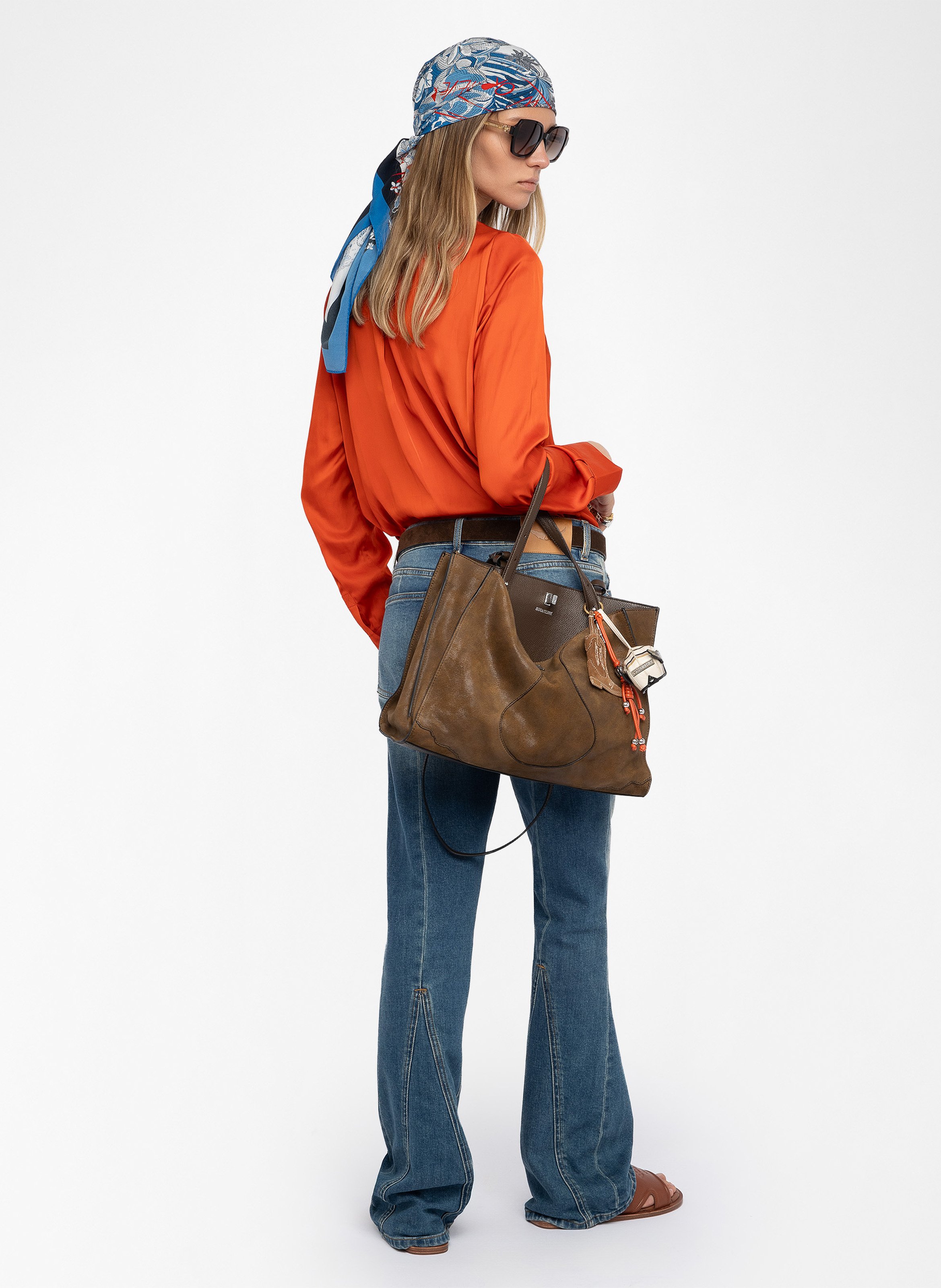 Top mit V-Ausschnitt ZADIG&VOLTAIRE Orange