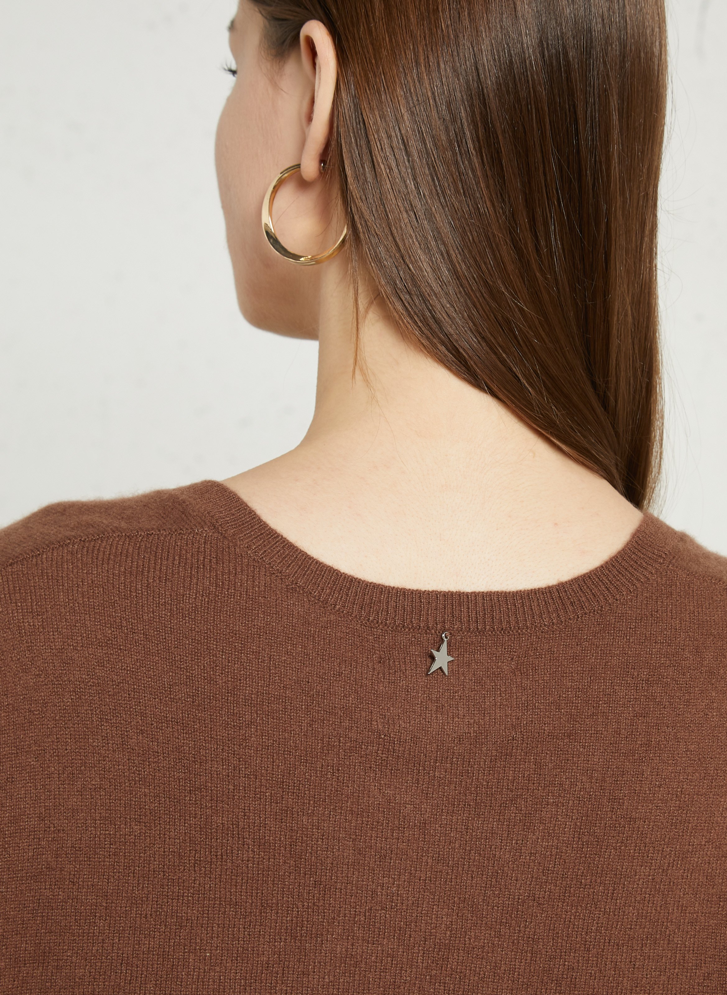 Ciel - Kaschmirpullover mit V-Ausschnitt SUD EXPRESS Braun