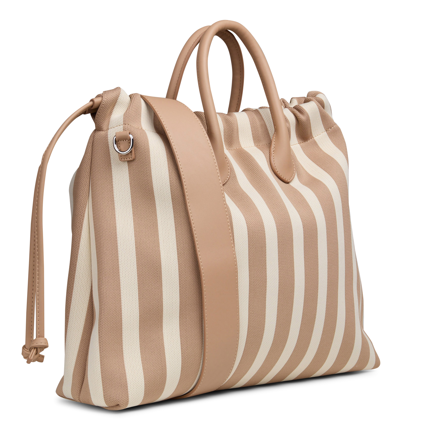 Gestreifter Shopper AU PRINTEMPS PARIS Beige