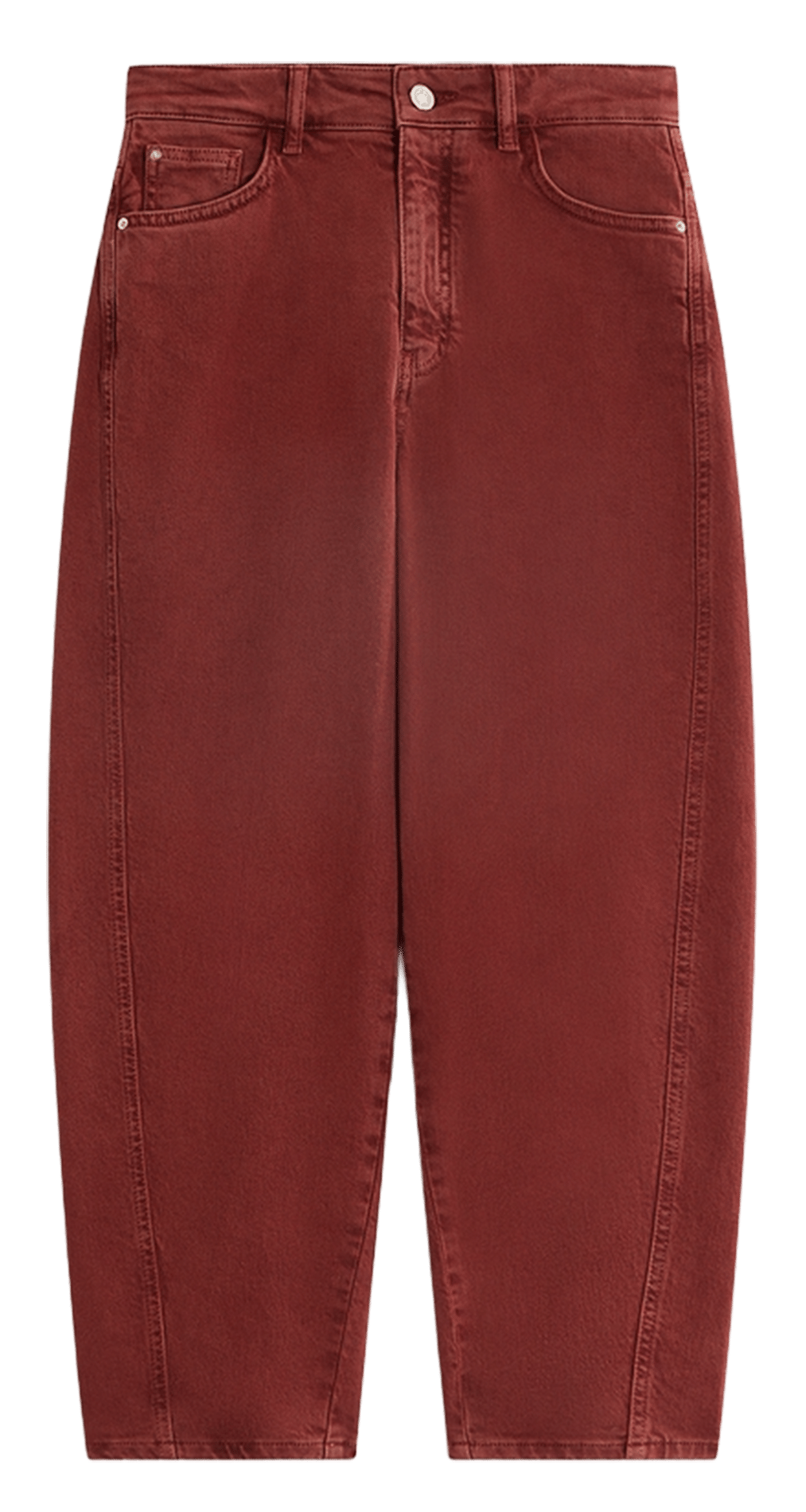 Jean boyfriend en coton stretch  VANESSA BRUNO Rouge