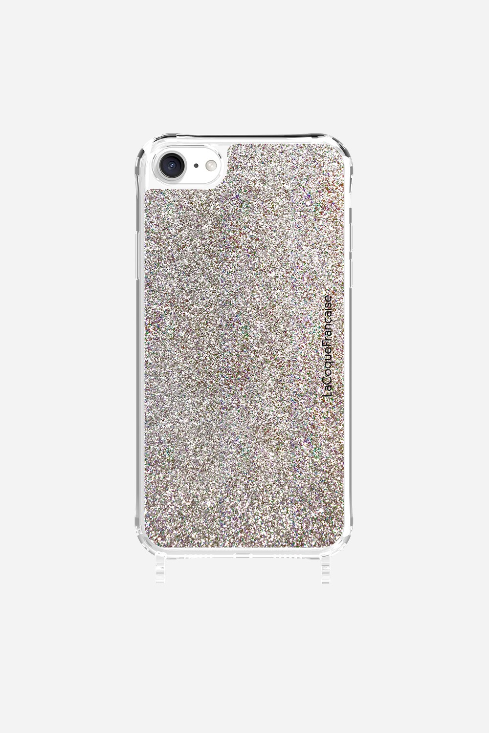 Glitter phone case with rings for iPhone 7 / 8 / SE 2020 LA COQUE FRANCAISE Multicolored