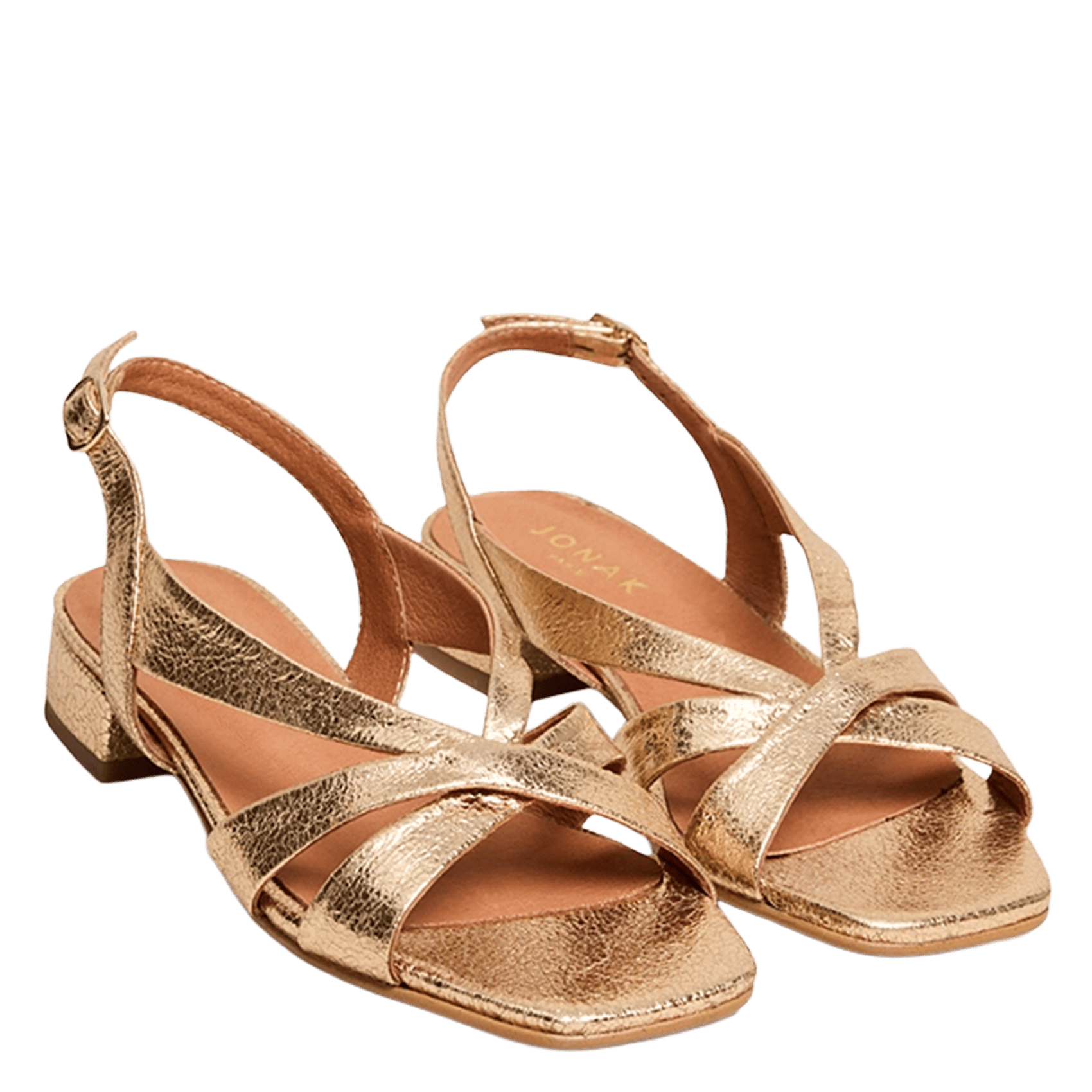 Sandali alti Cancun in pelle JONAK Dorato