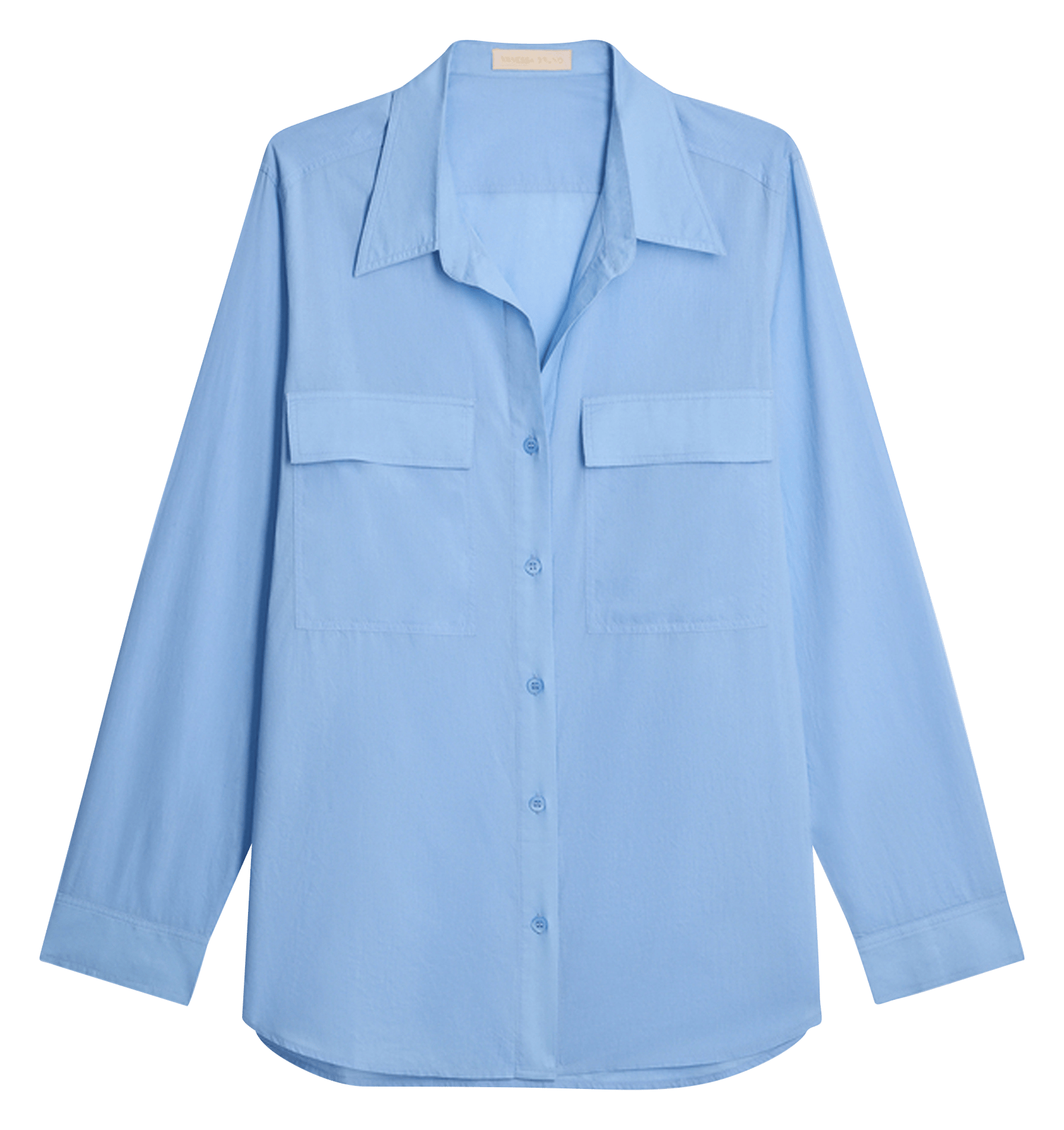 Chemise droite en coton VANESSA BRUNO Bleu